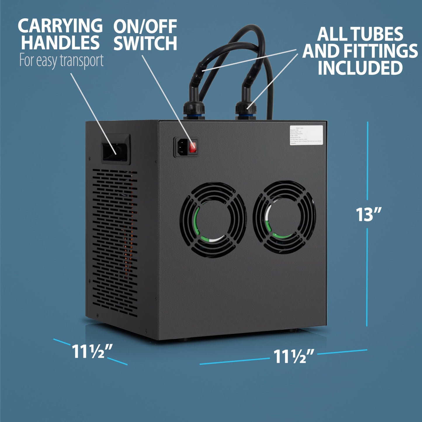 Polar Revive Chiller 2.0 for Ice Bath and Cold Plunges including all hoses and pumps. 1/3 HP, 2/3 HP, 1 HP Models (1/3 HP)