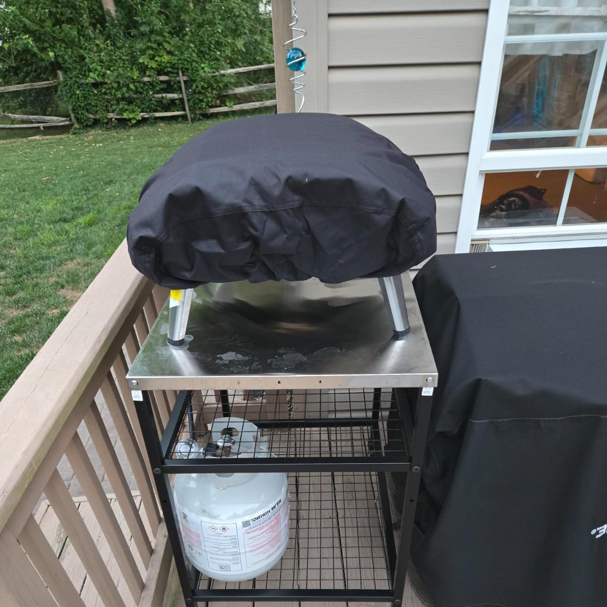 ZJYWSCH Pizza Oven Cover for Ooni Koda 2 Gas Powered Pizza Oven 600D Heavy Duty Portable Pizza Oven Cover Koda 14 inch Outdoor Waterproof Pizza Oven Accessories