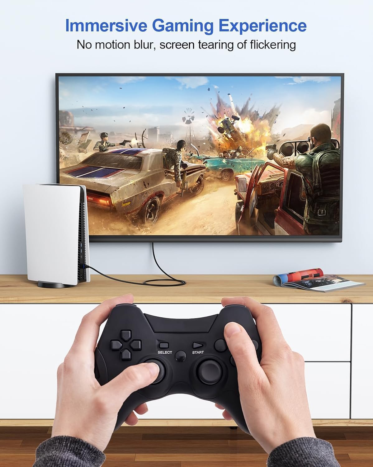 4K 8FT 5-Pack, 8 2.0 4K 60Hz, 2K 1440P, 1080P, 2.2, 3D PS5/PS4/PS3, HDMI Cable HDMI to HDMI Cable Foot High Speed HDMI