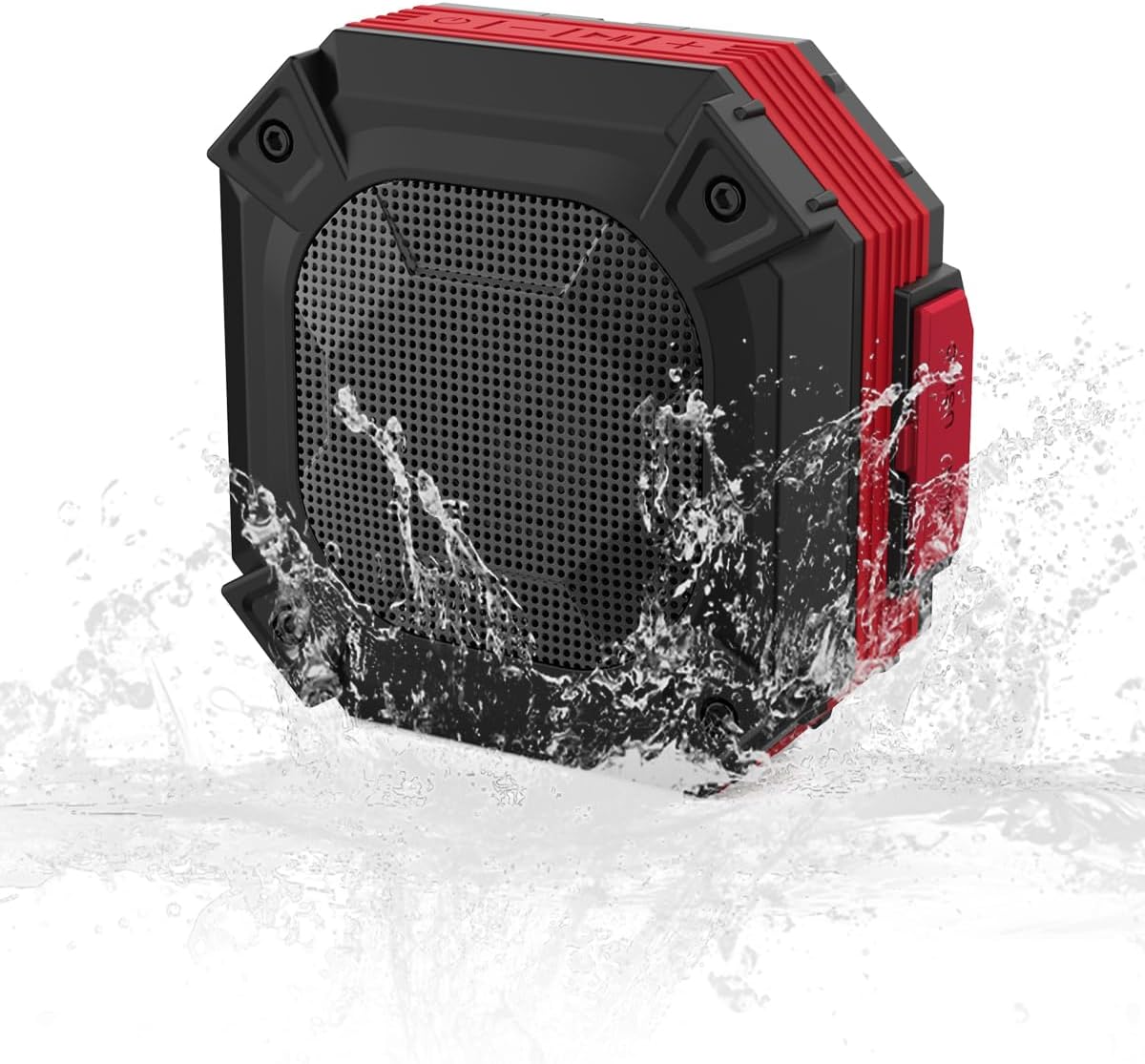 Qozybuds 5.4 45H IPX6 Bluetooth Jobsite Speaker with Magnet and Hook, Working Time Waterproof Speaker Plays Audio