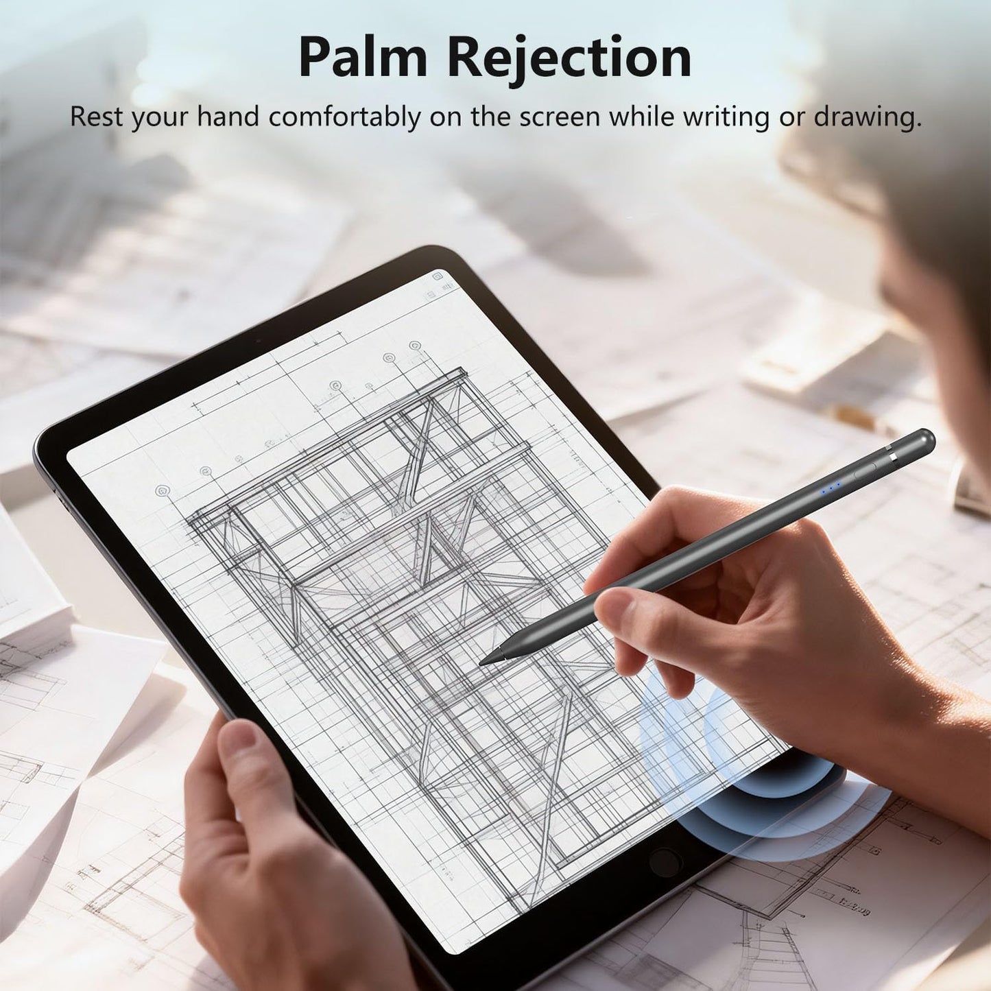 Xpencifan 1st 2nd 11/12.9/13, iPad Pencil Generation for iPad, Stylus Pen for Pencil Generation with Magnetic Charging