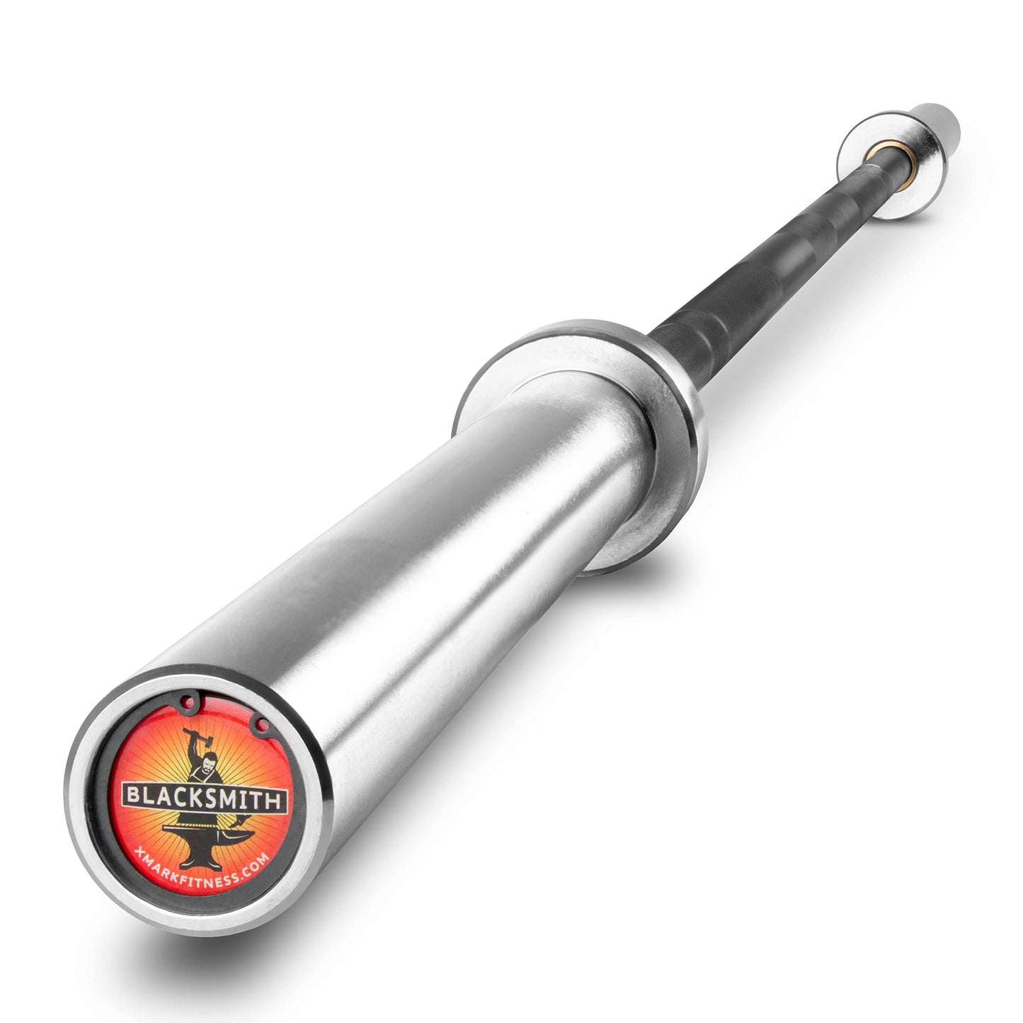 XMARK Olympic Weight Set | 115 lb Texas Star Rubber-Coated Olympic Weight Set With XMARK Blacksmith Barbell Bar