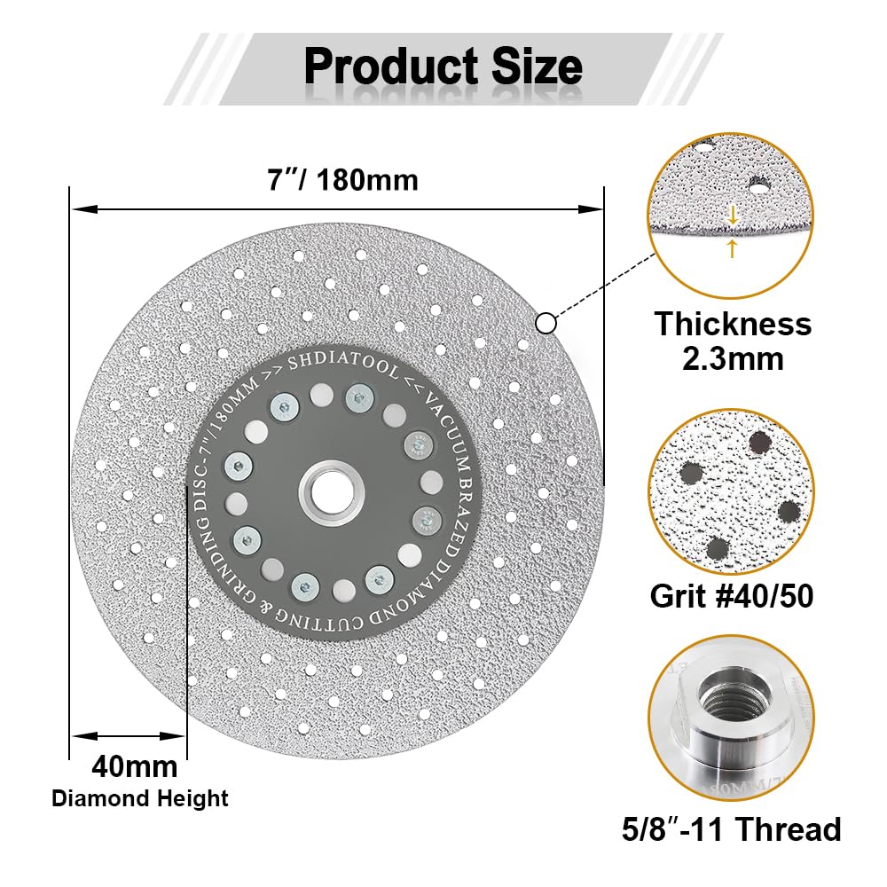 Diamond Core Drill Bits Set 10PCS - DARTOTEK Tile Hole Saw Kit (6/6/8/20/35/50/65mm/20mm/2 SDS for Porcelain, Ceramic Tile, Granite, Marble, Masonry