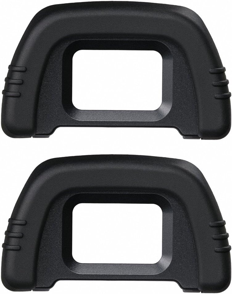 TUYUNG [2 Pack] DK-21 D7000 D750 D610 D600 D300 D200 D100 D90 D80 D70 D70s CEARI Rubber Eyecup Eyepiece Viewfinder