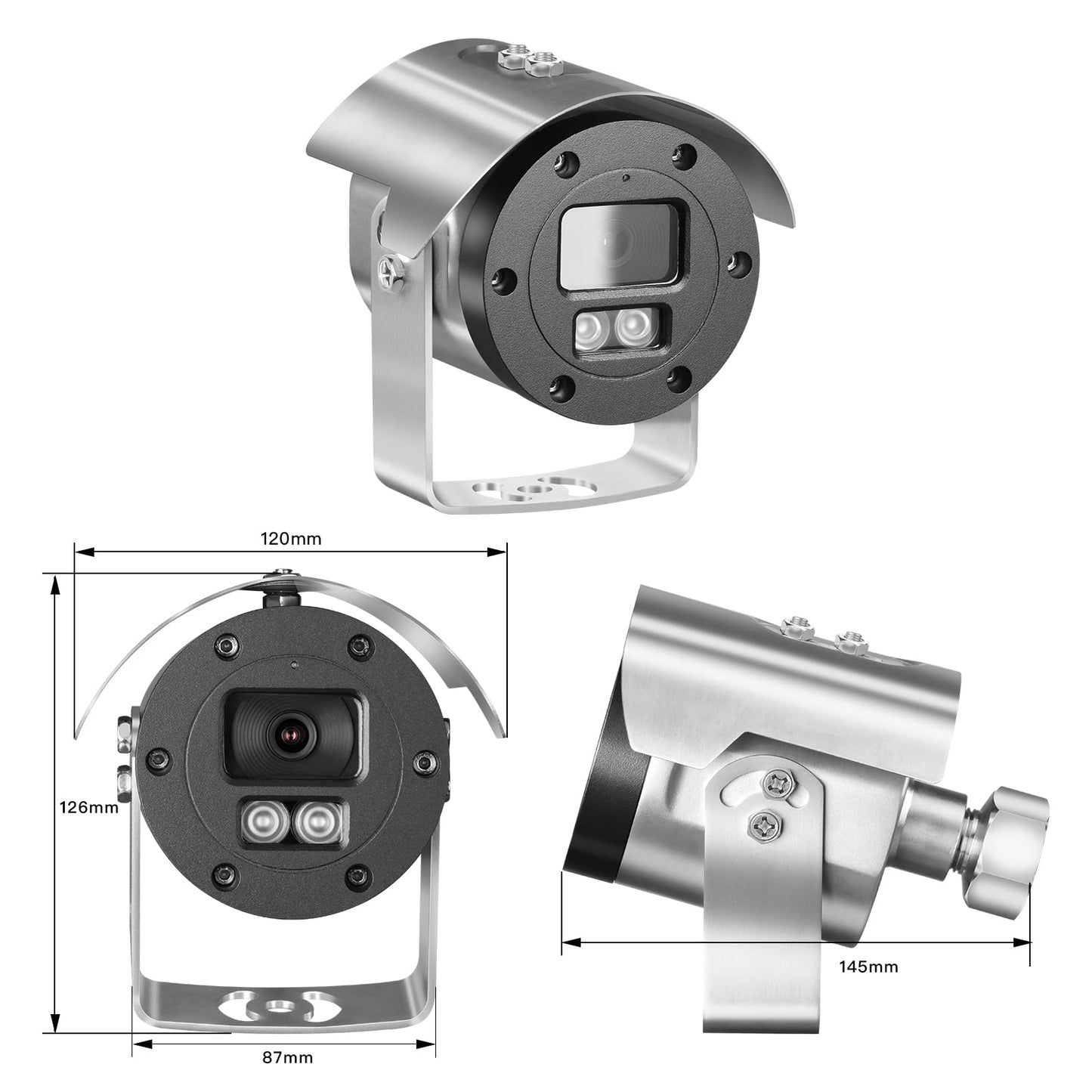 G.Craftsman 304 Explosion-Proof Camera | ATEX Certified Industrial CCTV | 5MP HD Security for Hazardous Areas GA-EX3FI-M5S