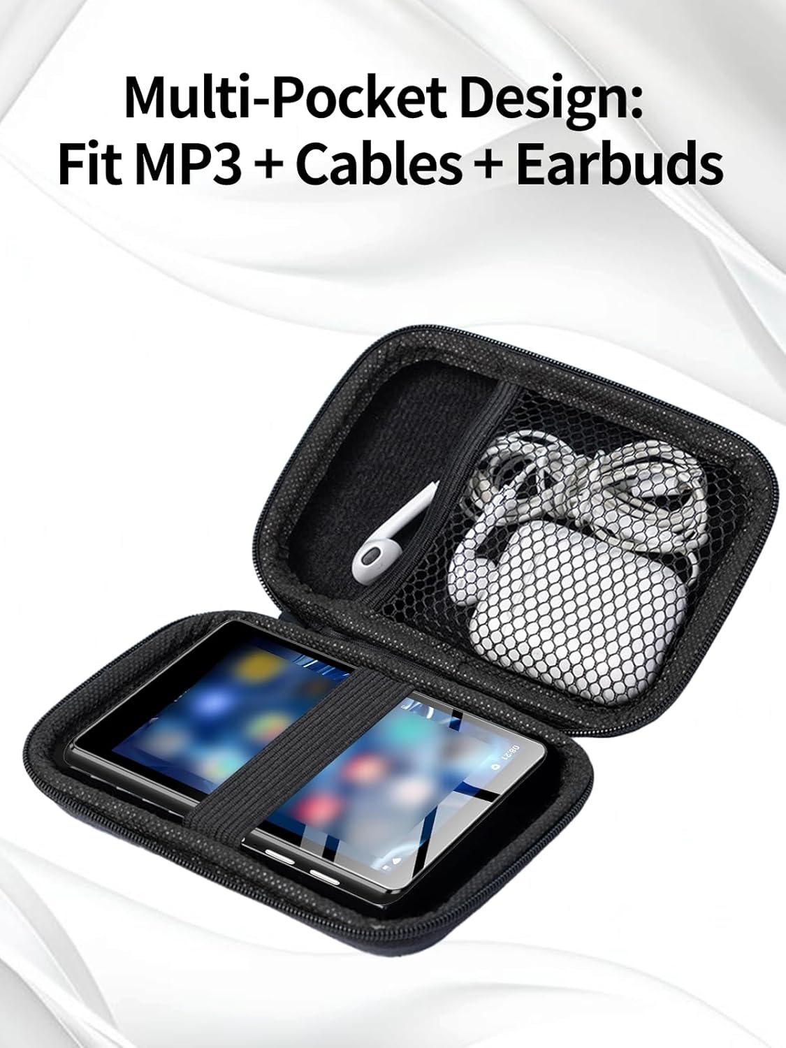 UYRUREL MP3 MP4 M503Pro 4.0-inch MP4 MP3 Player Case for SWOFY Touch Screen Player, Music Players Storage Bag,Tailored