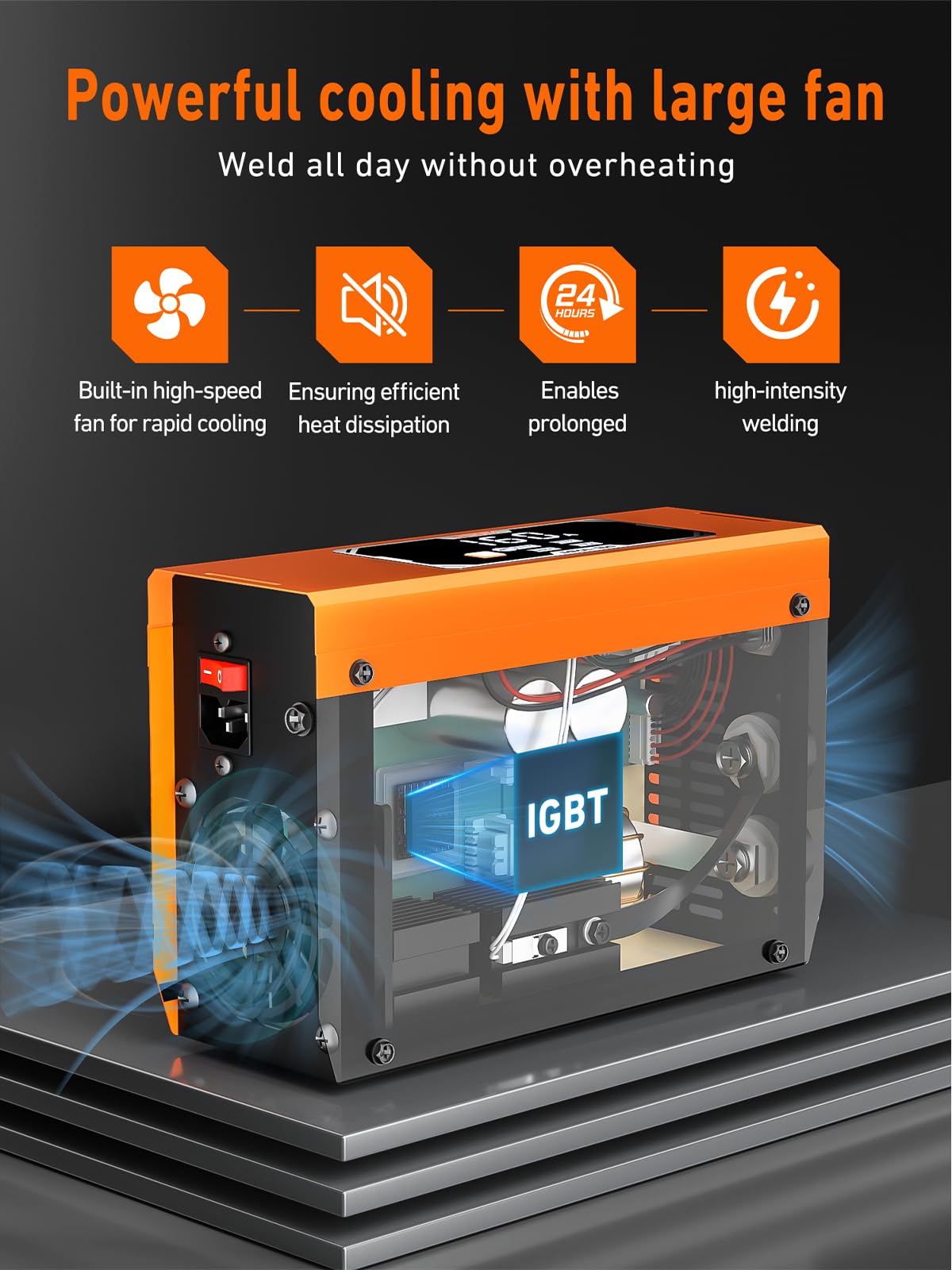 Rubik Mini 160A Stick Welder 110/220V, 3 in 1 Welder Machine MIG/MMA/Lift Tig, Portable ARC Welding Machine with IGBT Inverter, Digital LCD Dispaly Welder Welding Helmet