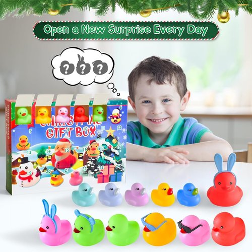 2025 Christmas Advent Calendar - Rubber Ducks Countdown | 24 Days of Fun for Kids