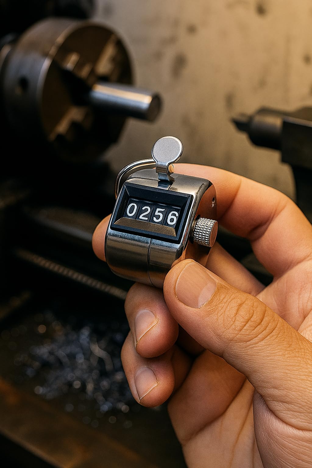 Templeton Pro TMP-4H Hand-Held Tally Counter 4-Digit | Professional Japanese-Made Clicker Counter, Counts 0-9999 | Industrial Grade People Counter, Lap Counter, Pitch Counter | Rated 5 Million+ Clicks