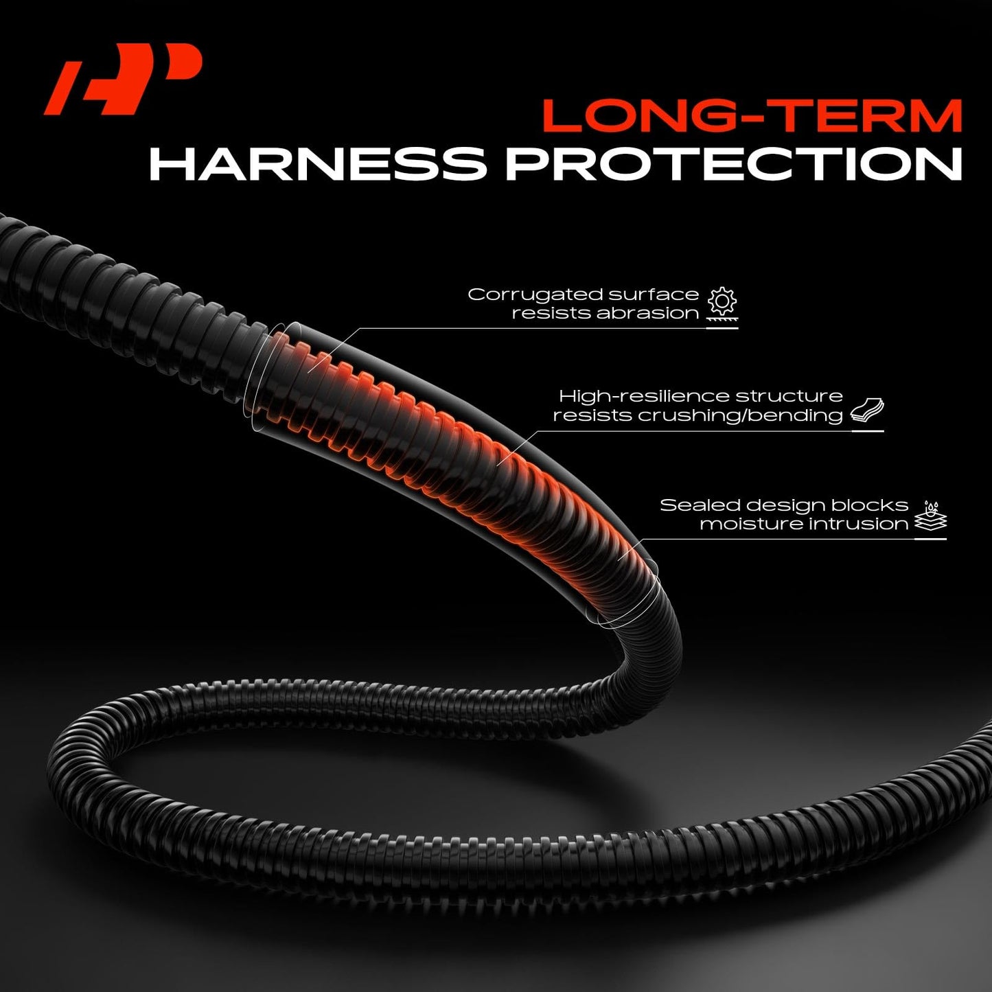 A-Premium Engine Wiring Harness Compatible with 2006-2015 LS3 LS2 6.2L, Standalone Harness T56 58X TR6060