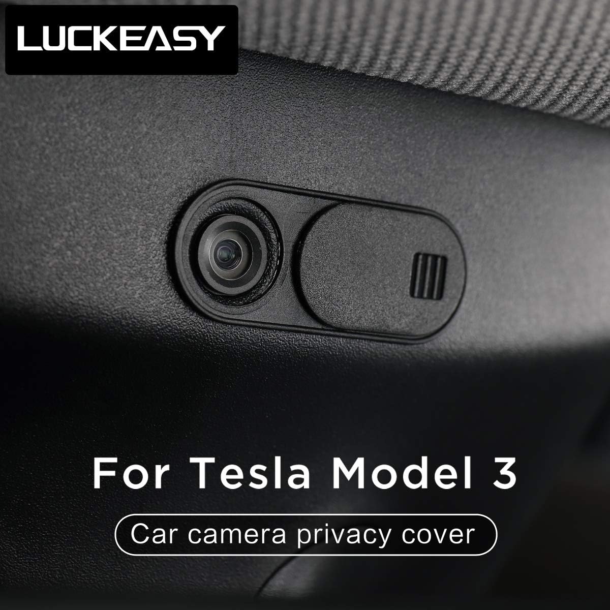 LUCKEASY 3 2017-2020 1PCS/Set Webcam coverfor Tesla Model Car Camera Privacy Cover