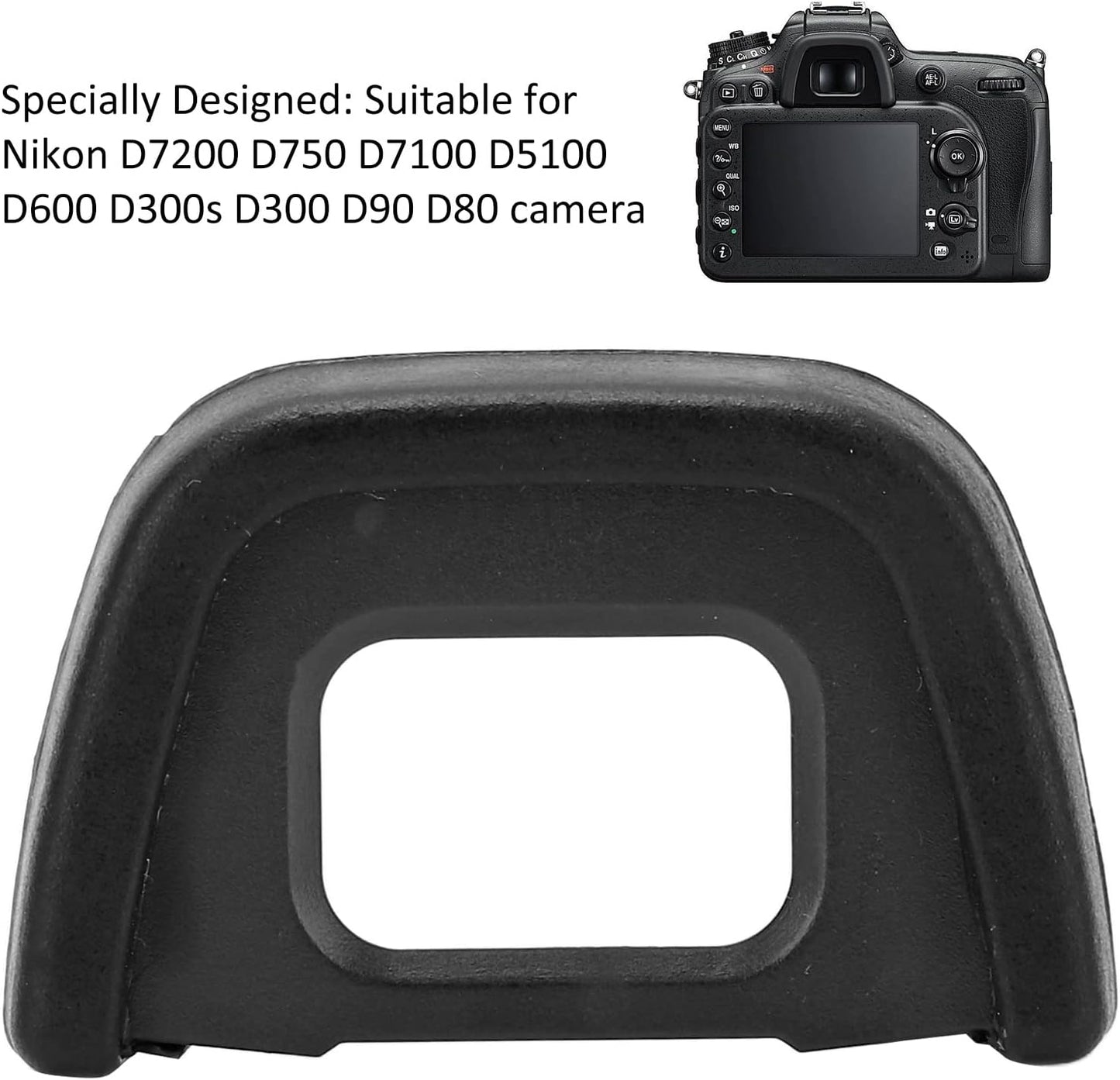 Soft Silicone Optical Viewfinder Cover with Scratch Protection for Cameras