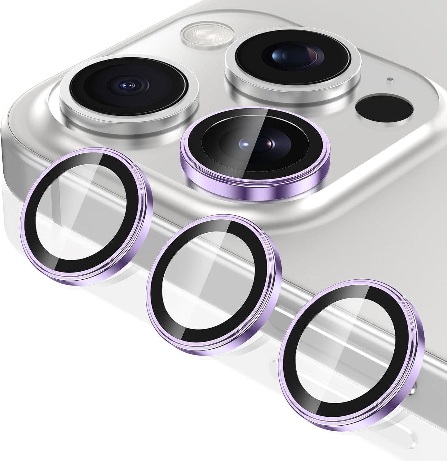 Casetego 16 16 Protector,9H for iPhone Pro Max/iPhone Pro Camera Lens Hardness,Scratch Resistant,Ultra-thin Tempered