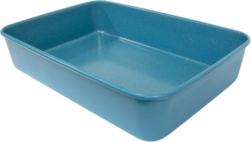 CasaWare 15" x 10" x 3" Ceramic Coated Non-Stick Lasagna & Roasting Pan - Blue Granite Finish