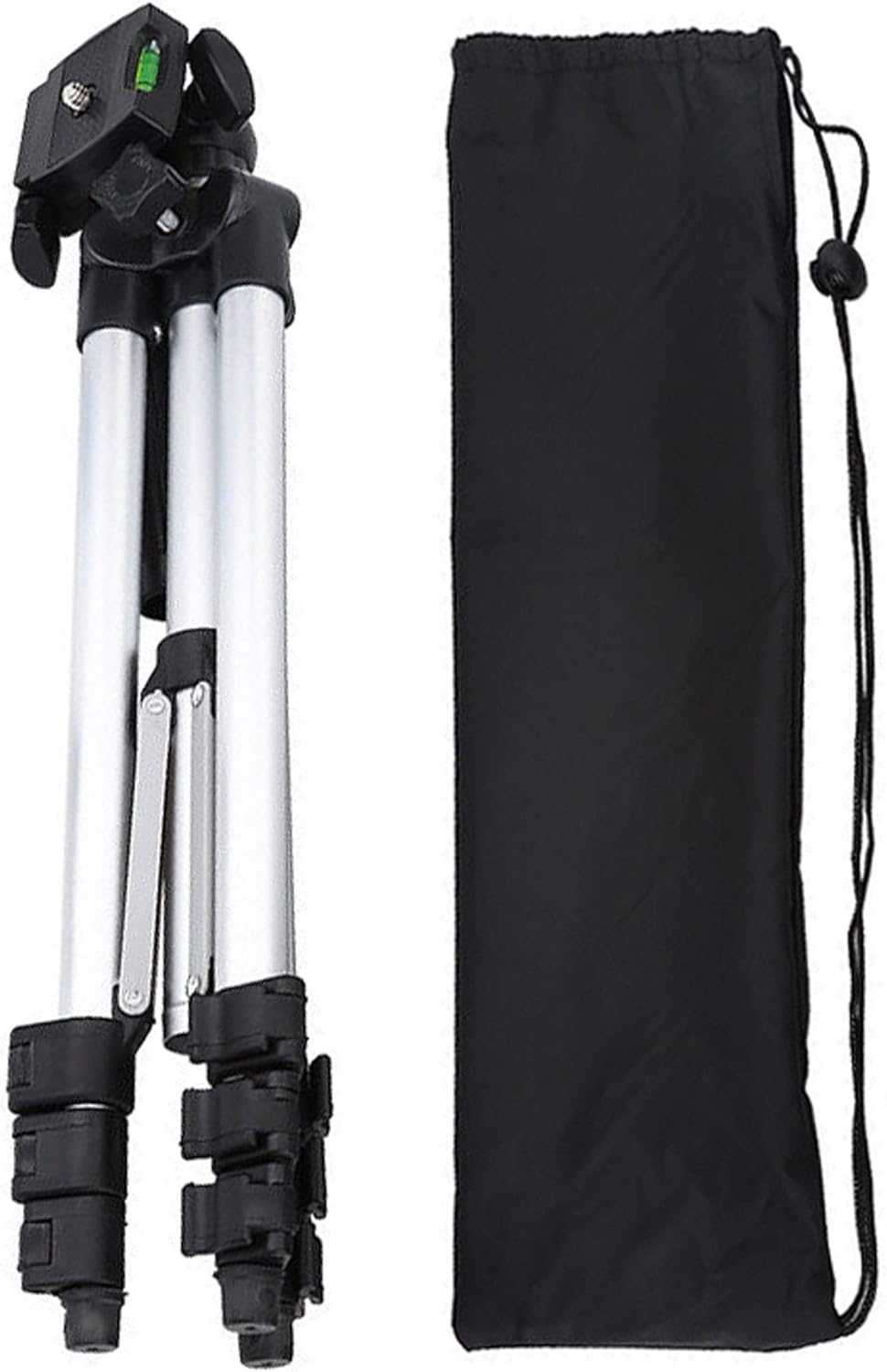 VidPro TT-50L 50 Inch 3 Lightweight Aluminum Tripod with Way Pan & Tilt Head