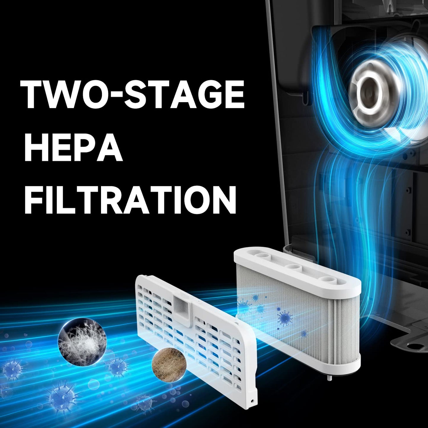 AIKE HEPA Filtered Vertical Hand Dryer Ultimate, UL Approved 120V 1700W White Model AK2030