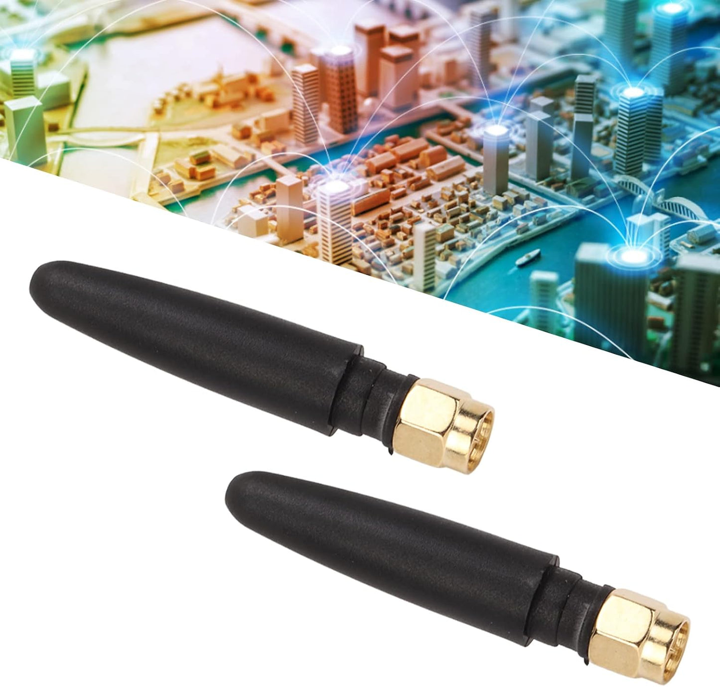Dioche 3DBI (JB-004)) High Gain Antenna, Glue Stick Antenna Module Remote Control Omni Directional SMA Male Inner Pin