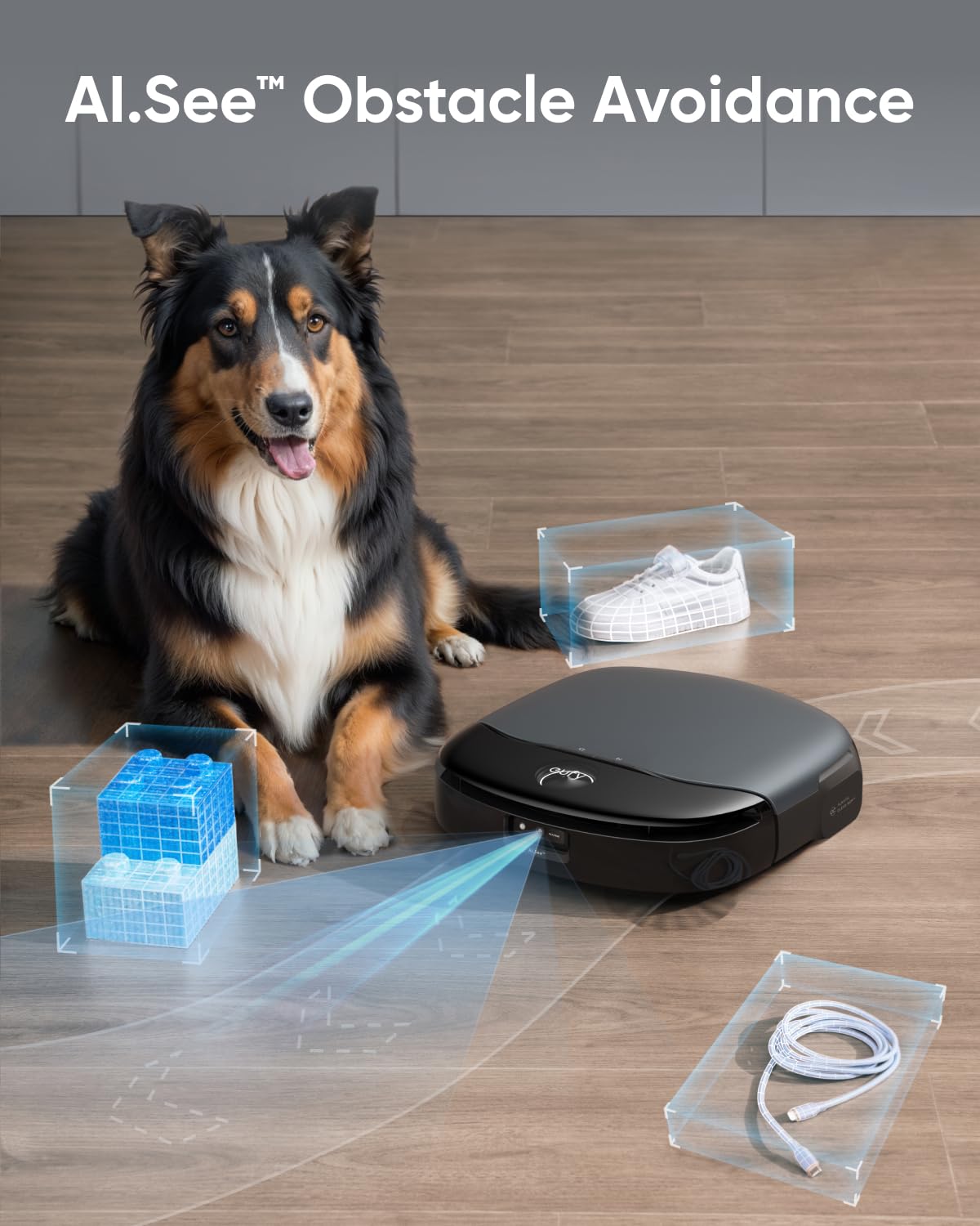 eufy S1 with All-in-One Station, HydroJet System with Roller Mop, Robot Vacuum and Mop Combo, Incredible Suction, Obstacle Avoidance, Multi-Level Mapping, Mop Auto-Retraction, Perfect for Pet Hair