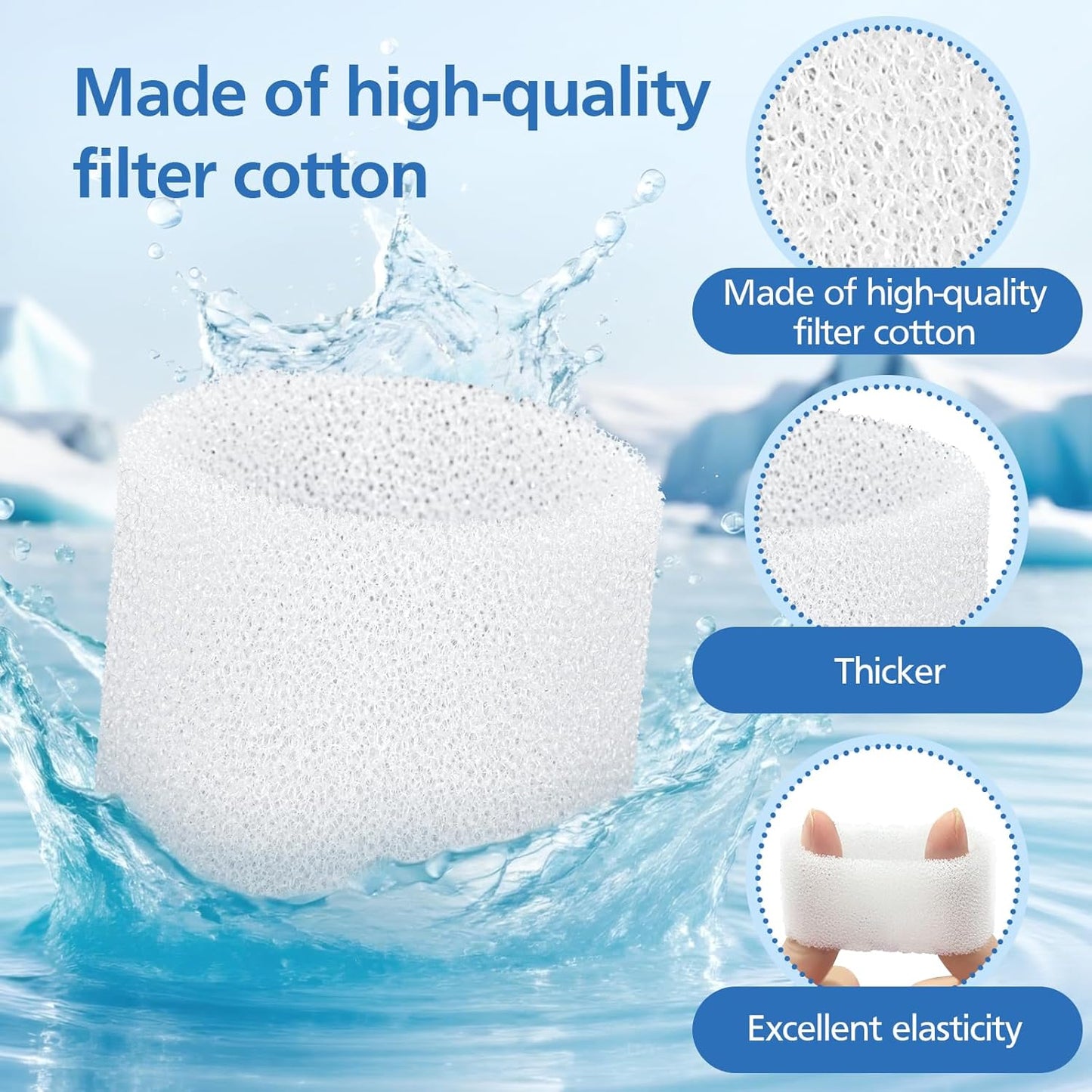 ShufudeJa Humidifier Replacement Filters - 30-Pack for LEVOIT Classic & Dual Series Models