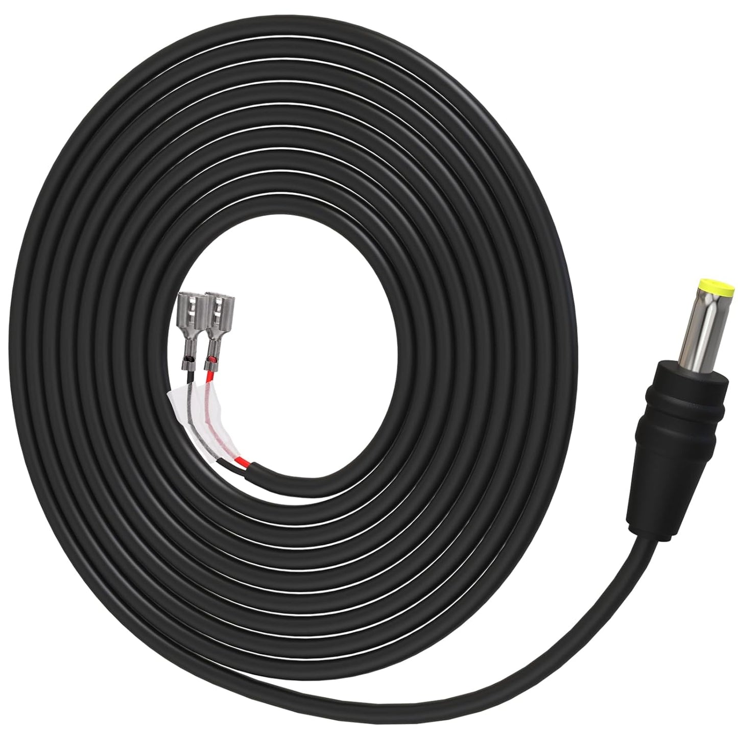 Yoizyfree Cord,79inch 5.5x2.1mm Trail Camera Power DC External Power Cable Compatible with DC Plug Trail Game Camera