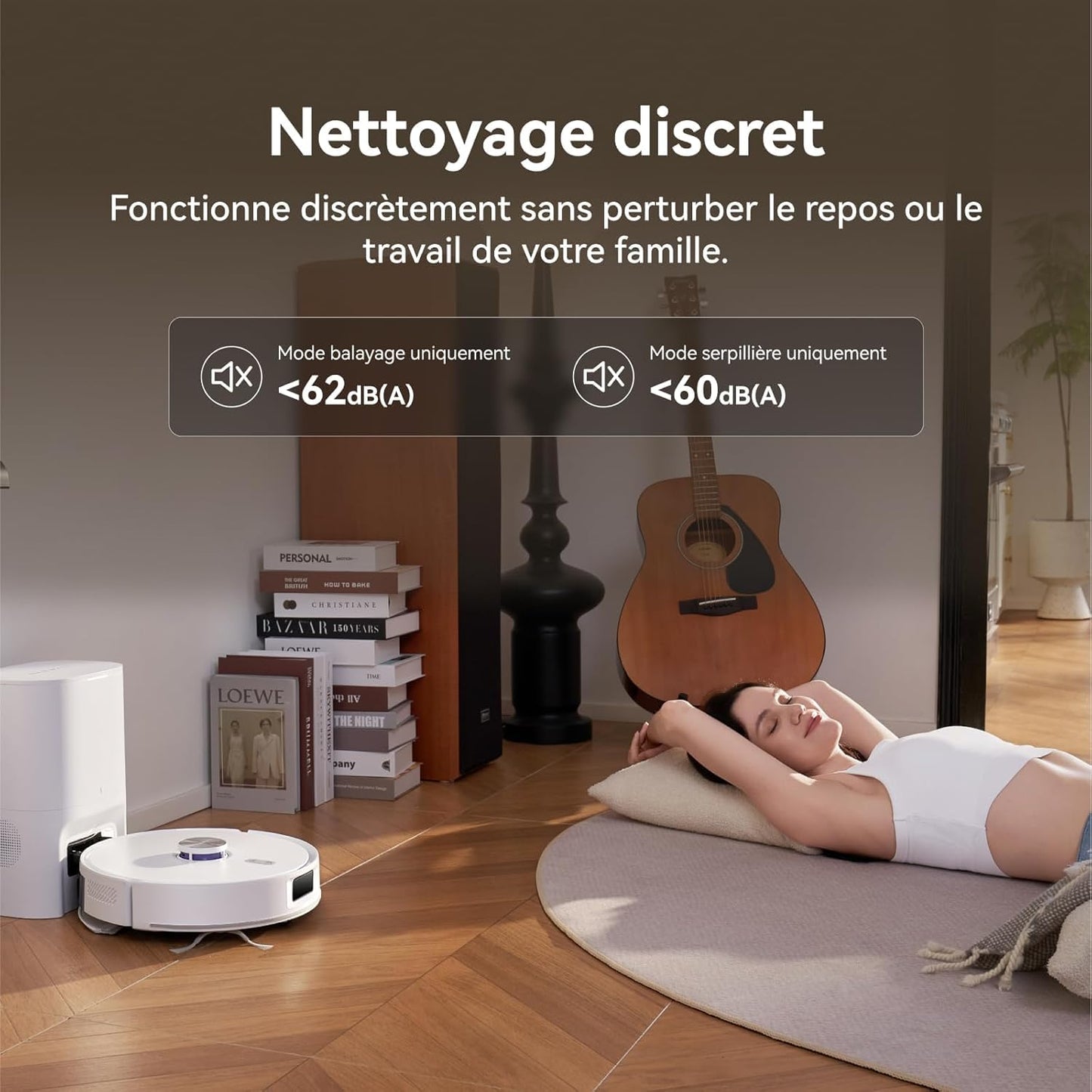 NARWAL Freo S Robot Vacuum and Mop Combo, 8000Pa Suction, 180 Days Hands-Free,Self-Emptying Base, LDS Navigation & Obstacle Avoidance, App & Voice Control, Quiet, for Pet Hair, Hard Floors & Carpets