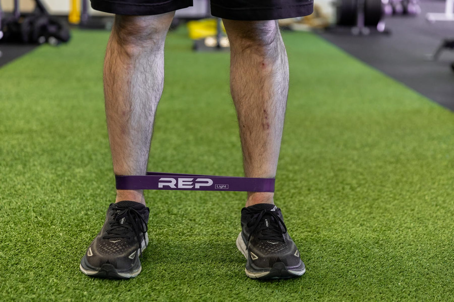 REP Fitness Short Resistance Bands for Strength and Conditioning. Black X-Light Band Pair. 25-65lbs Resistance, 12" Length, 0.85” Wide