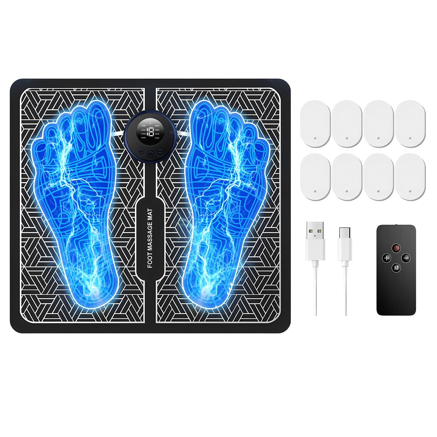 zdasosr Transcutaneous Electronic Nerve Stimulator and Powered Muscle Stimulation for Pain Relief, EMS Foot Massager