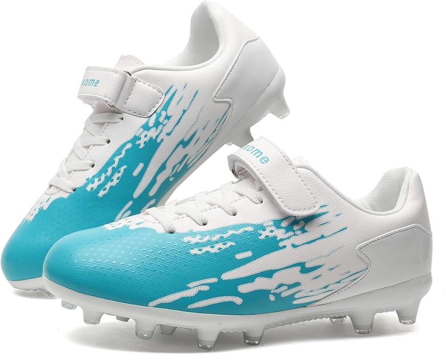 Kids Soccer Cleats Boys Girls Athletic Outdoor Youth Football Shoes Running & Training Lightweight Baseball Shoes(Little Kid/Big Kid)
