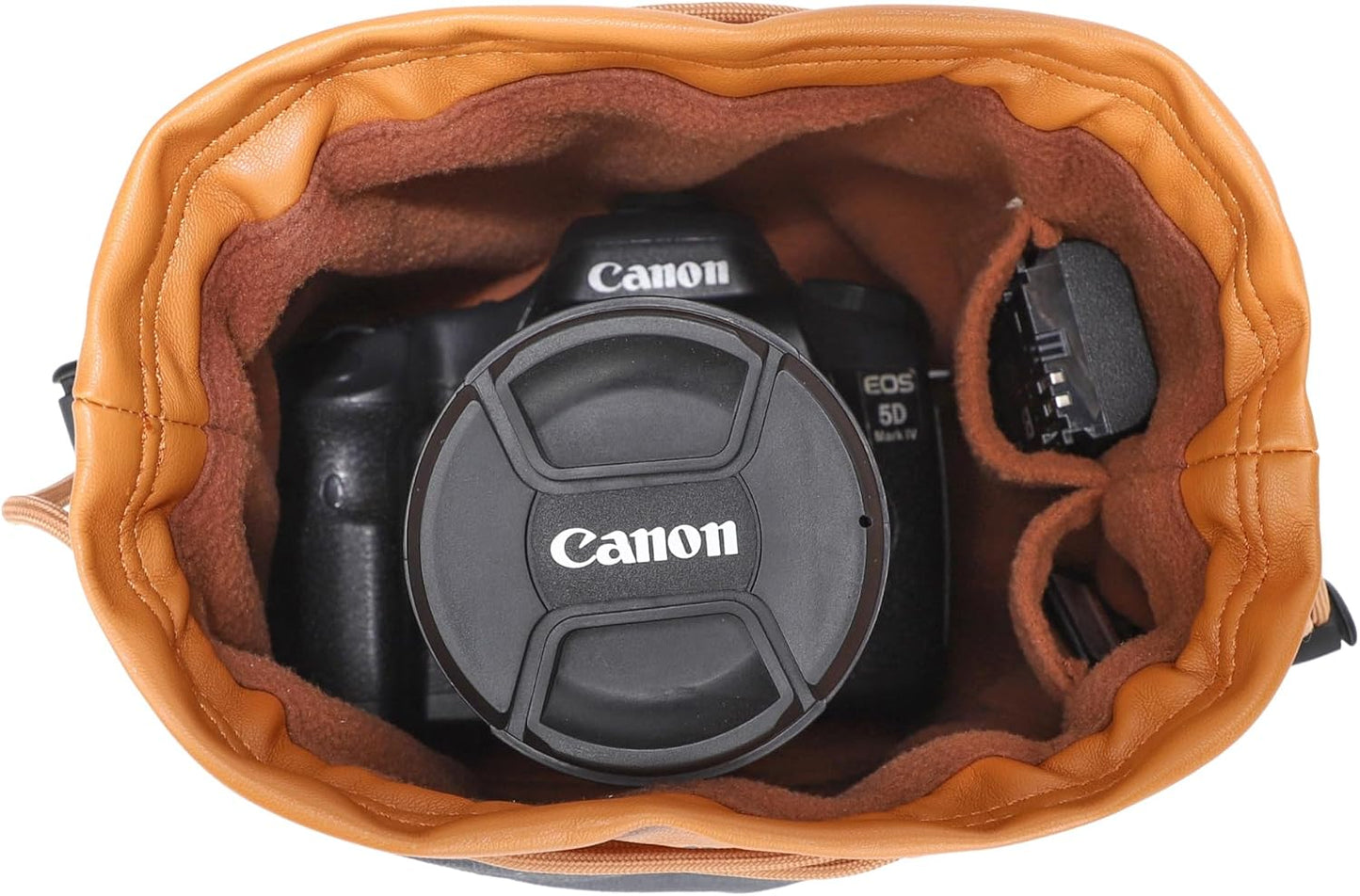 Khaki Waterproof & Shockproof DSLR Camera Rucksack - Ideal for Travel