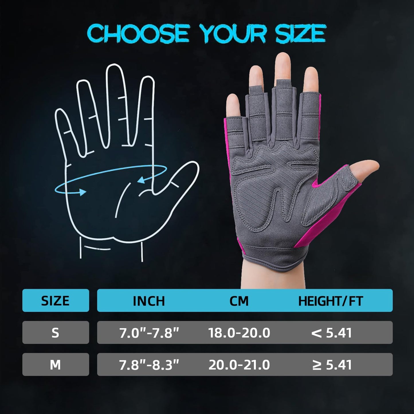 IRONGRIT Breathable Workout Gloves for Women, Thick Padded Weight Lifting Gloves, Full Palm Protection & Extra Grip for Women Gym, Rowing, Fitness Training and Hanging (Medium)