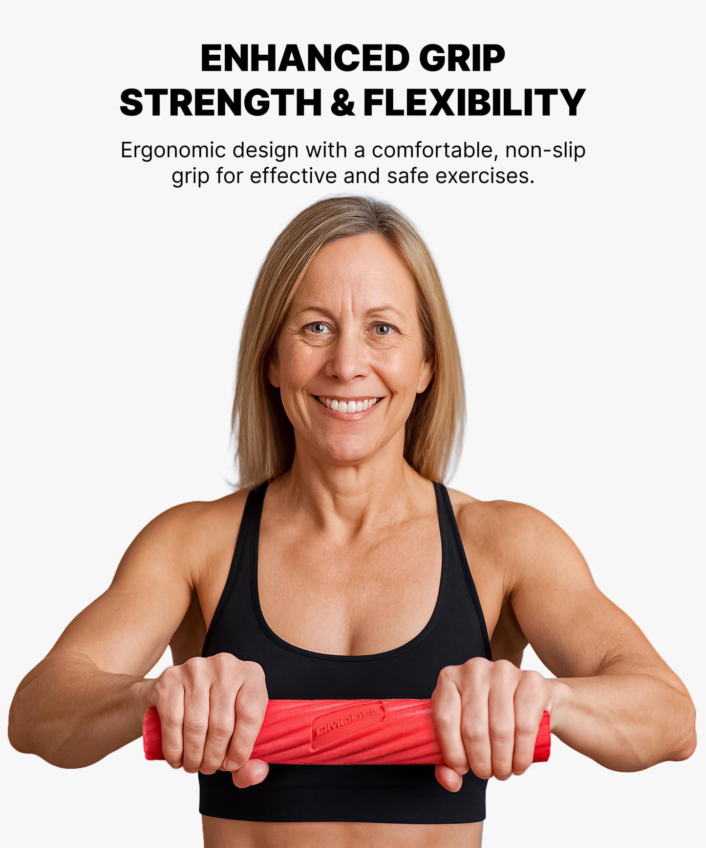 DMOOSE FITNESS Flex Bar (3 in 1-Red, Green & Blue)