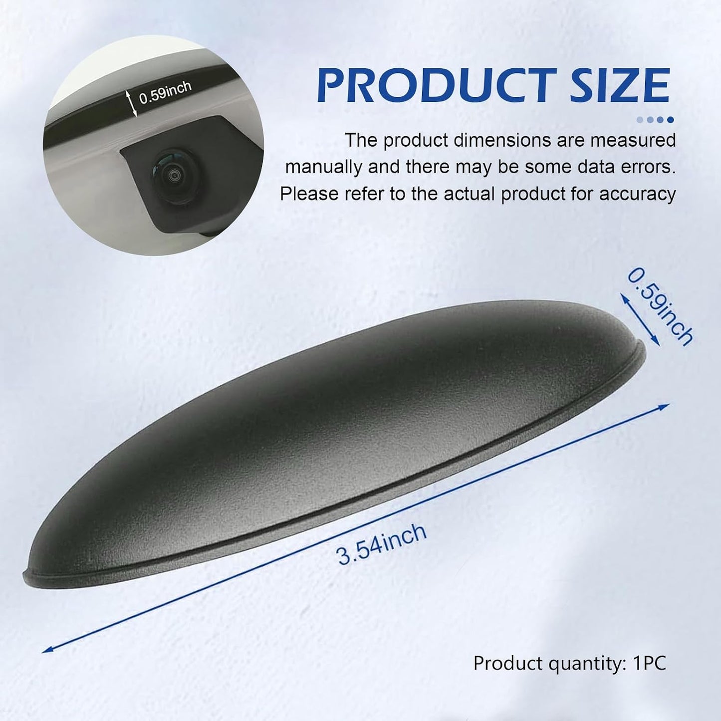 Bawkars Car Rear View Camera Cover, Backup Camera Protector, ABS Reversing Camera Shield, Non-Destructive Installation