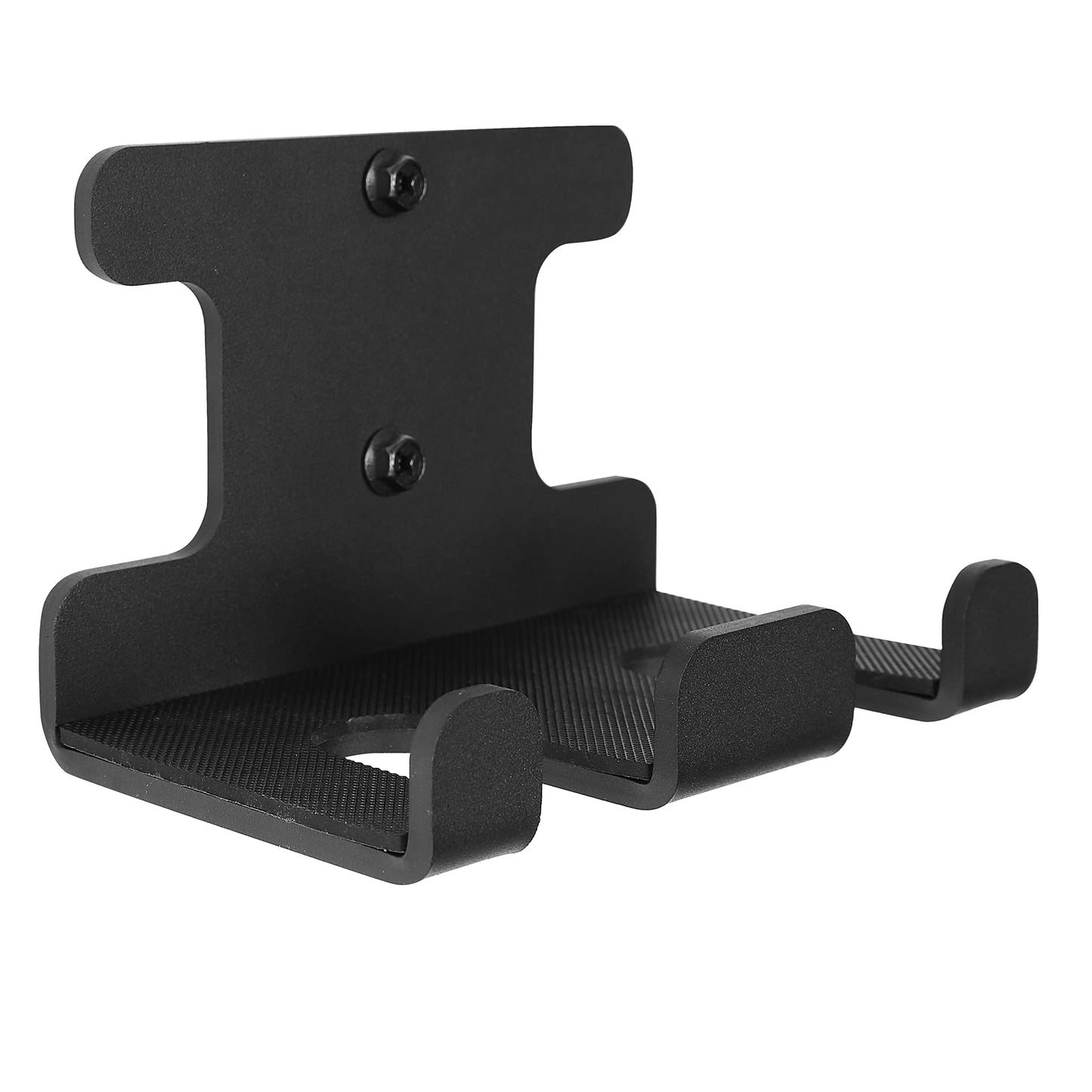 Barbell Rack Doule Hook Wall Mount Heavy Duty Vertical Barbell Holder Weight Bar Holder for Olympic Barbell, Curl bar, Commercial or Home Gym Accessory