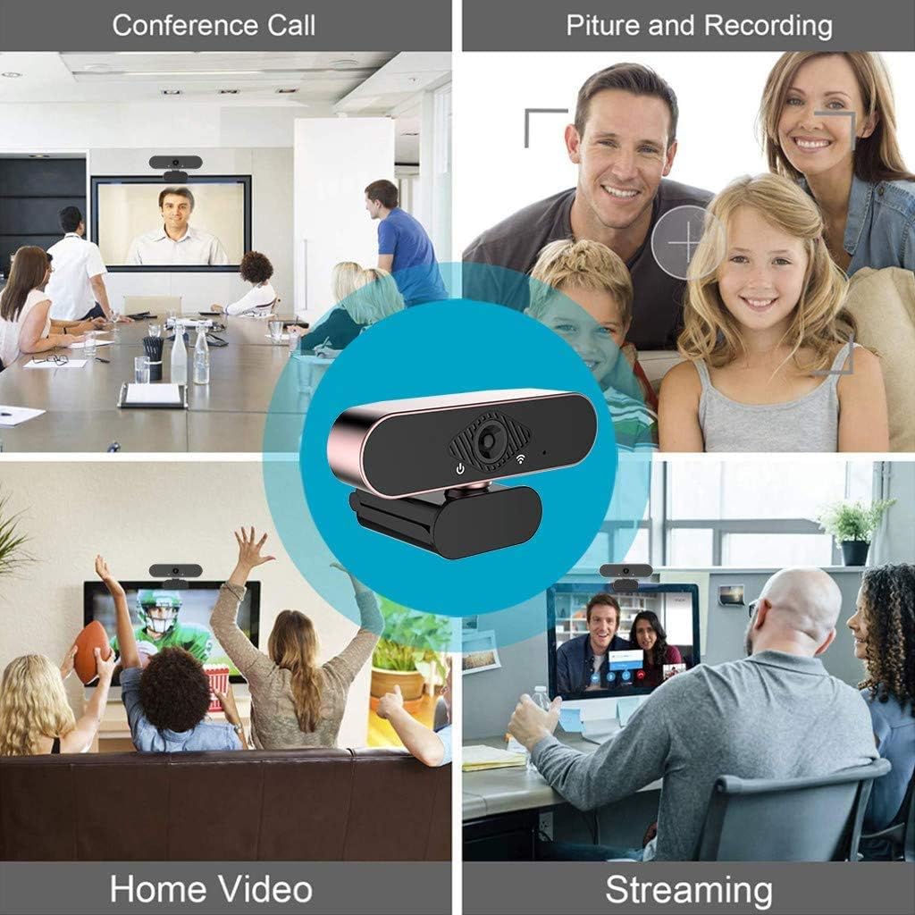 easyday 1080P HD Webcam with Microphone, Streaming Computer Web Camera for Laptop/Desktop/Mac/TV, USB PC Camera