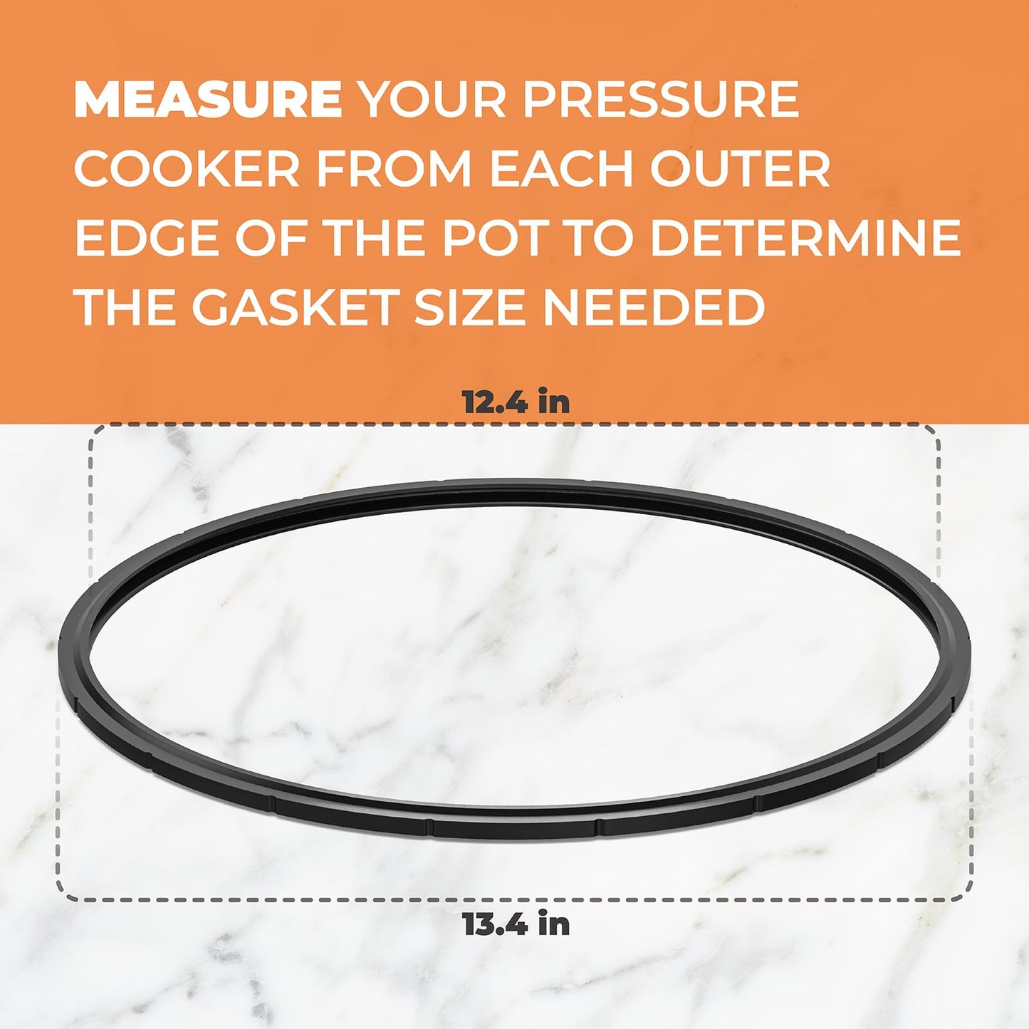 2Pcs 09985 Pressure Canner Sealing Ring Replacement for Presto 01745 01751 01755 01781 01782,Pressure Cooker Gasket Fits for Presto 16 18 23 Quart Cooker,Pressure Cooker Parts & Accessories