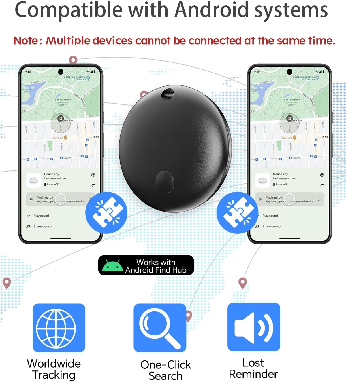 ZLYM IP67 Bags,Backpacks,Luggage,Wallets Black-1) Air Tracker Tag Waterproof Bluetooth Tracker, Keychain Finder, Item