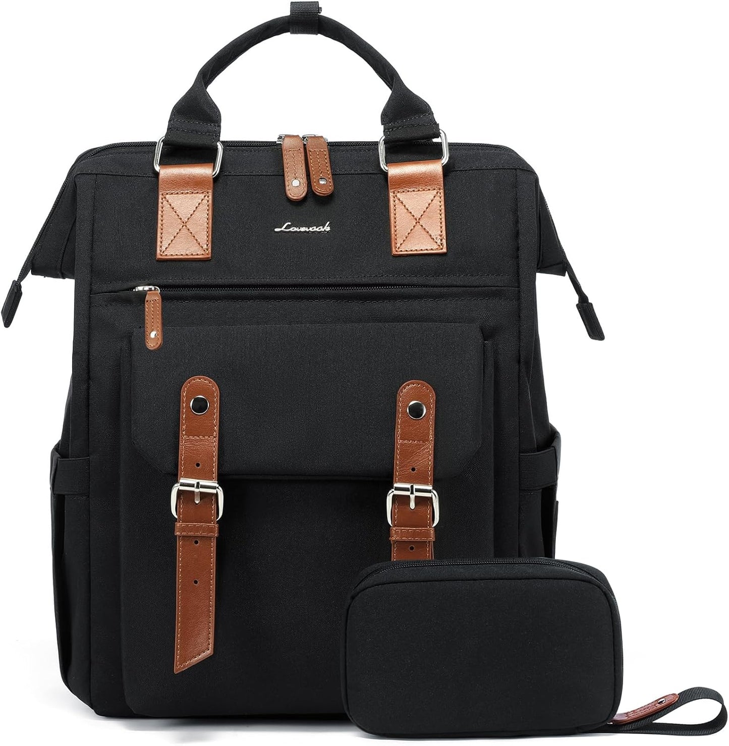 Backpack Backpack Pack, Backpack, 15.6 Inch LOVEVOOK Laptop for Women, Teacher Nurse Work Laptop Bag, Waterproof Travel