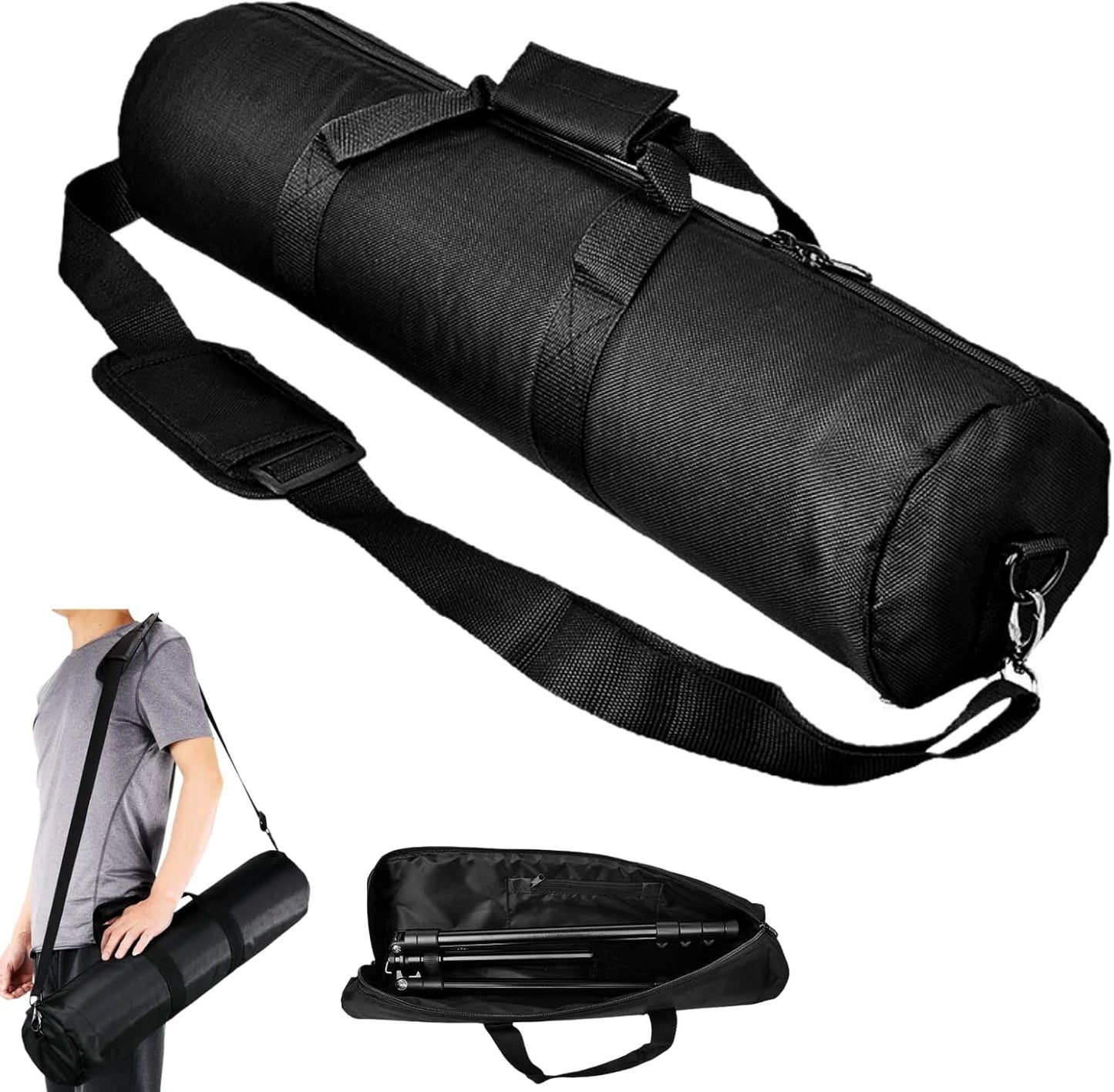 BLIRITEL 31.5 inch (31.5 5.12 Inch) Tripod Carrying Case, Heavy Duty Padded Tripod Bag with Shoulder Strap for Light