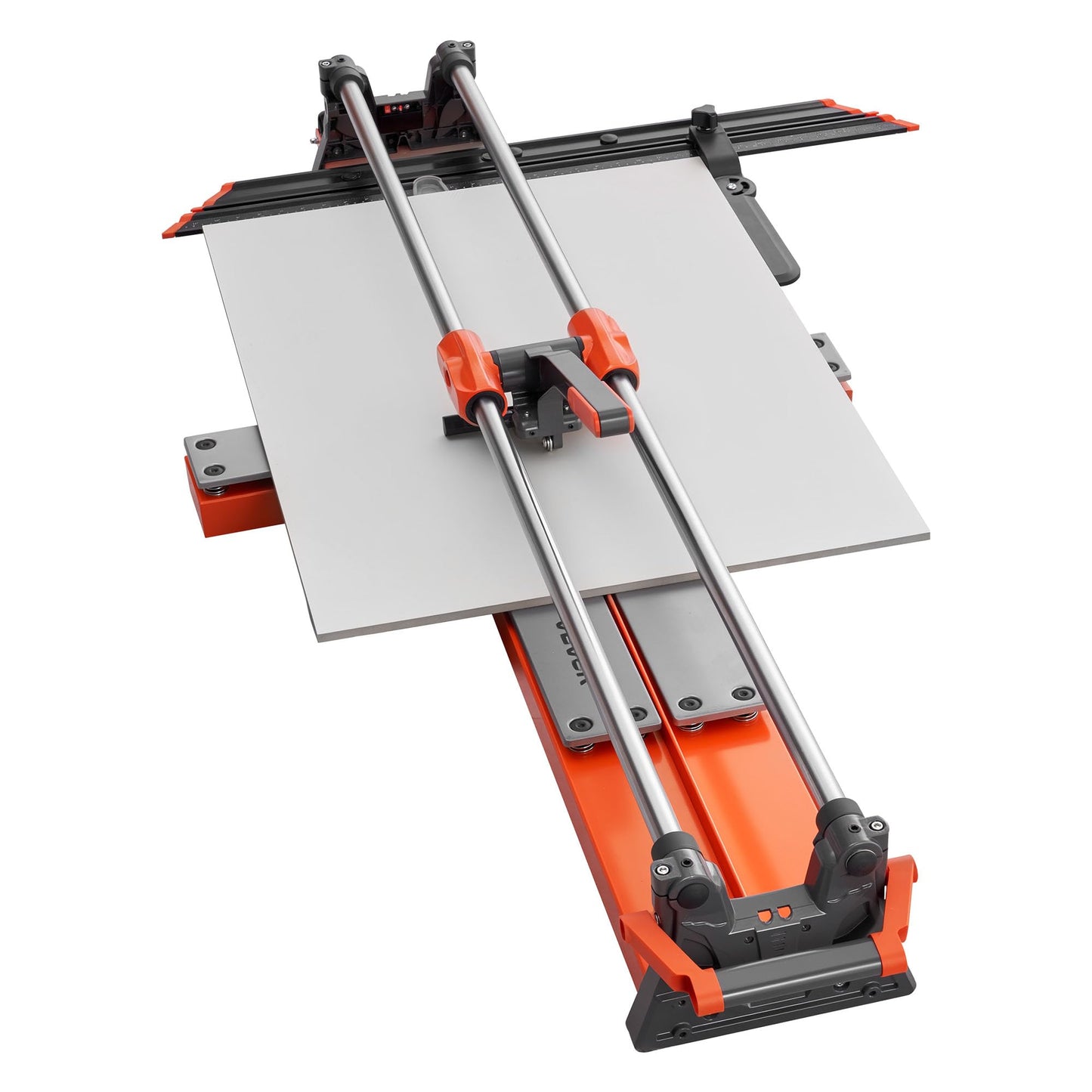 VEVOR 47.2-Inch Manual Tile Cutter, Upgraded Sliding Head Cutting Tool with Spring-Loaded Base, Angle Fence, Tungsten Carbide Cutting Wheel, Alignment Guide, for DIY Pros, Ceramic, Floor, Wall Tiles
