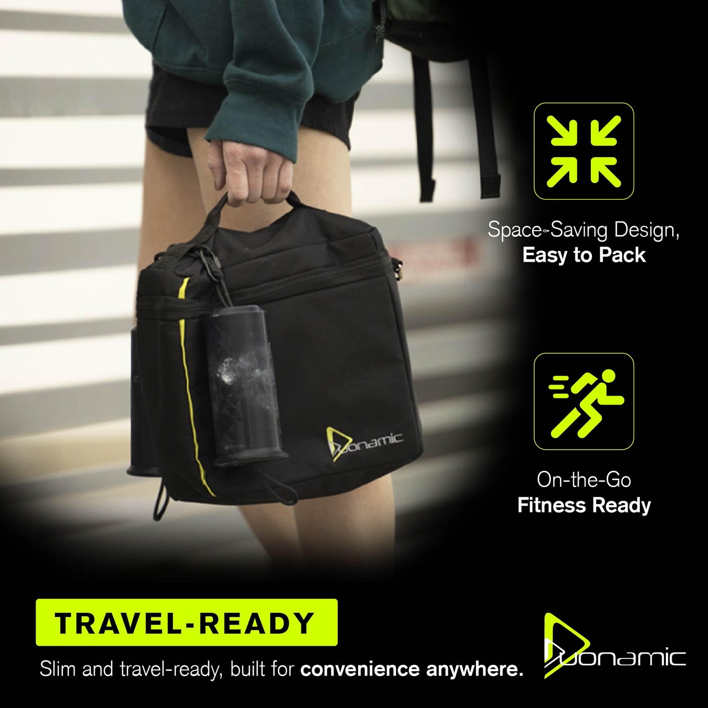 Duonamic Ultimate Switch Grips Package | Complete Grip Strength Training System with Eleviia Handles, Travel Bag & 3 Sizes of Switch Grips | Ideal for Pull-Up Bars, Cable Machines & Resistance Bands | Train Anywhere