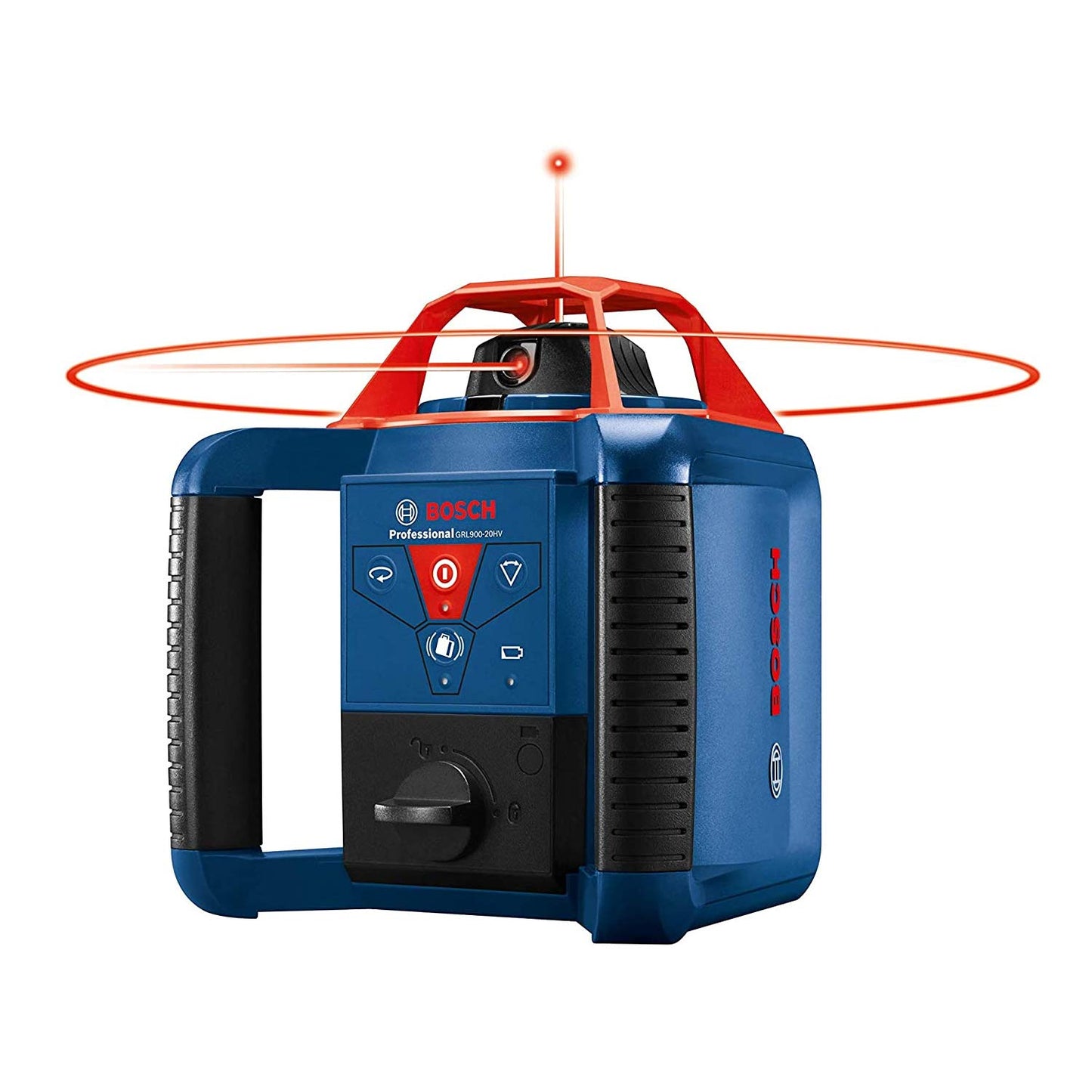 BOSCH GRL900-20HVK REVOLVE Self-Leveling Horizontal/Vertical Rotary Laser Kit, Includes Tripod, Grade Rod, Receiver, 2 D Batteries, Carrying Case, & Accessories