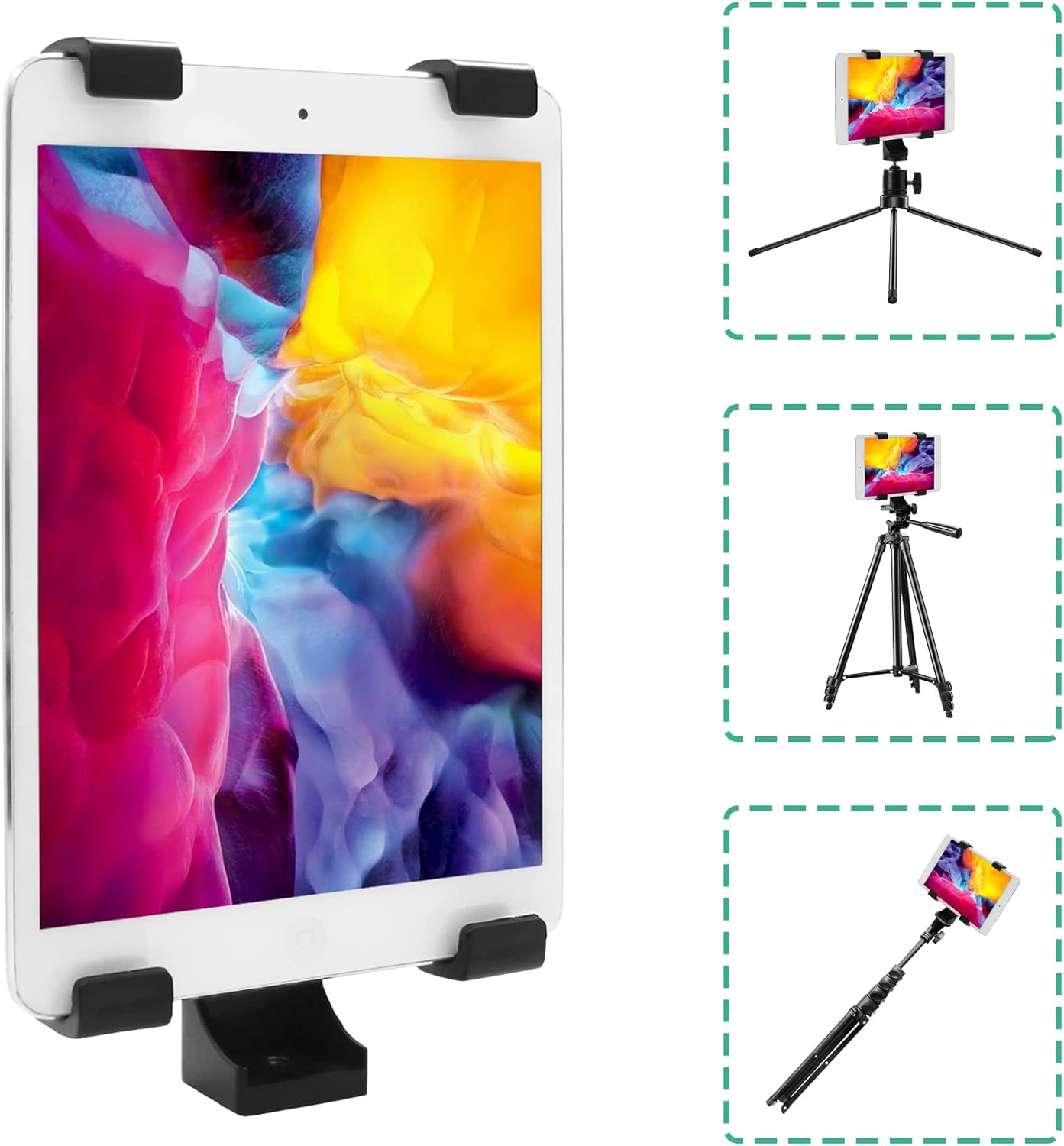 LINKCOOL Universal Tablet Tripod Mount Adapter for iPad/Air/Mini Attachment, Samsung Galaxy Tab, Nexus and Most