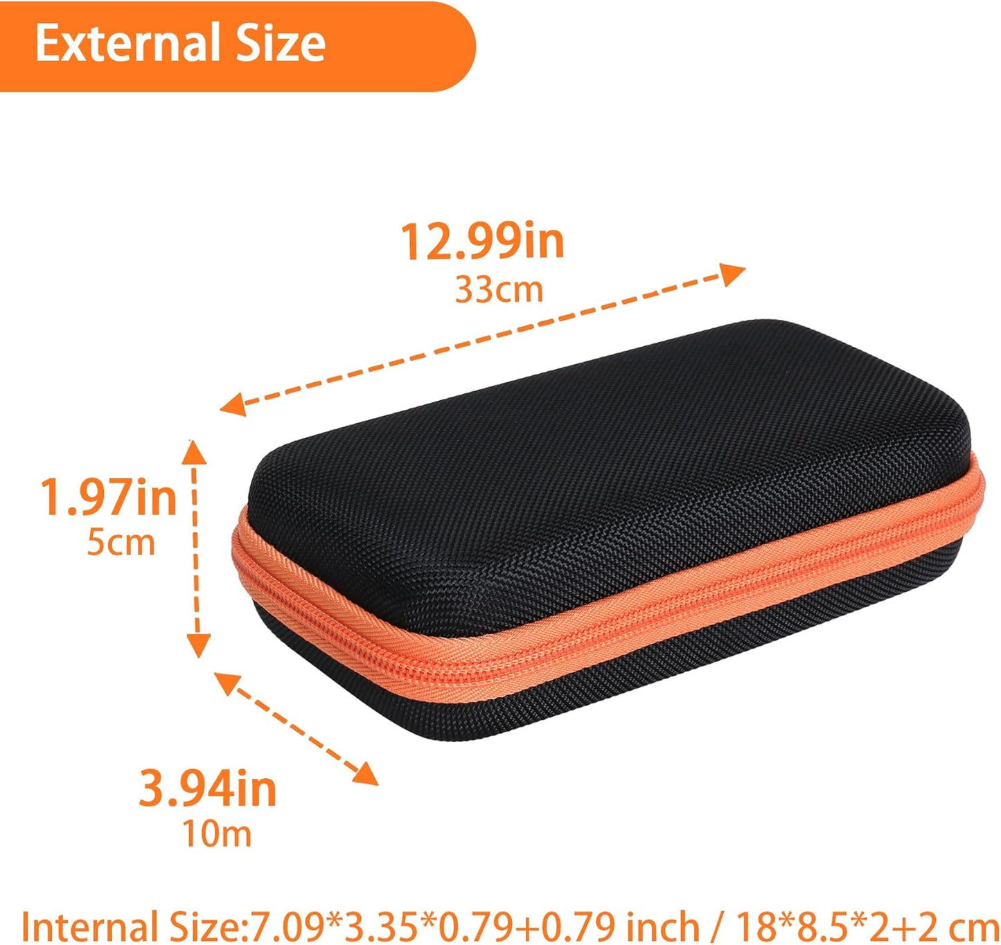 10,000mAh Aenllosi Hard Carrying Case Compatible with Solar Power Bank Qi Charger