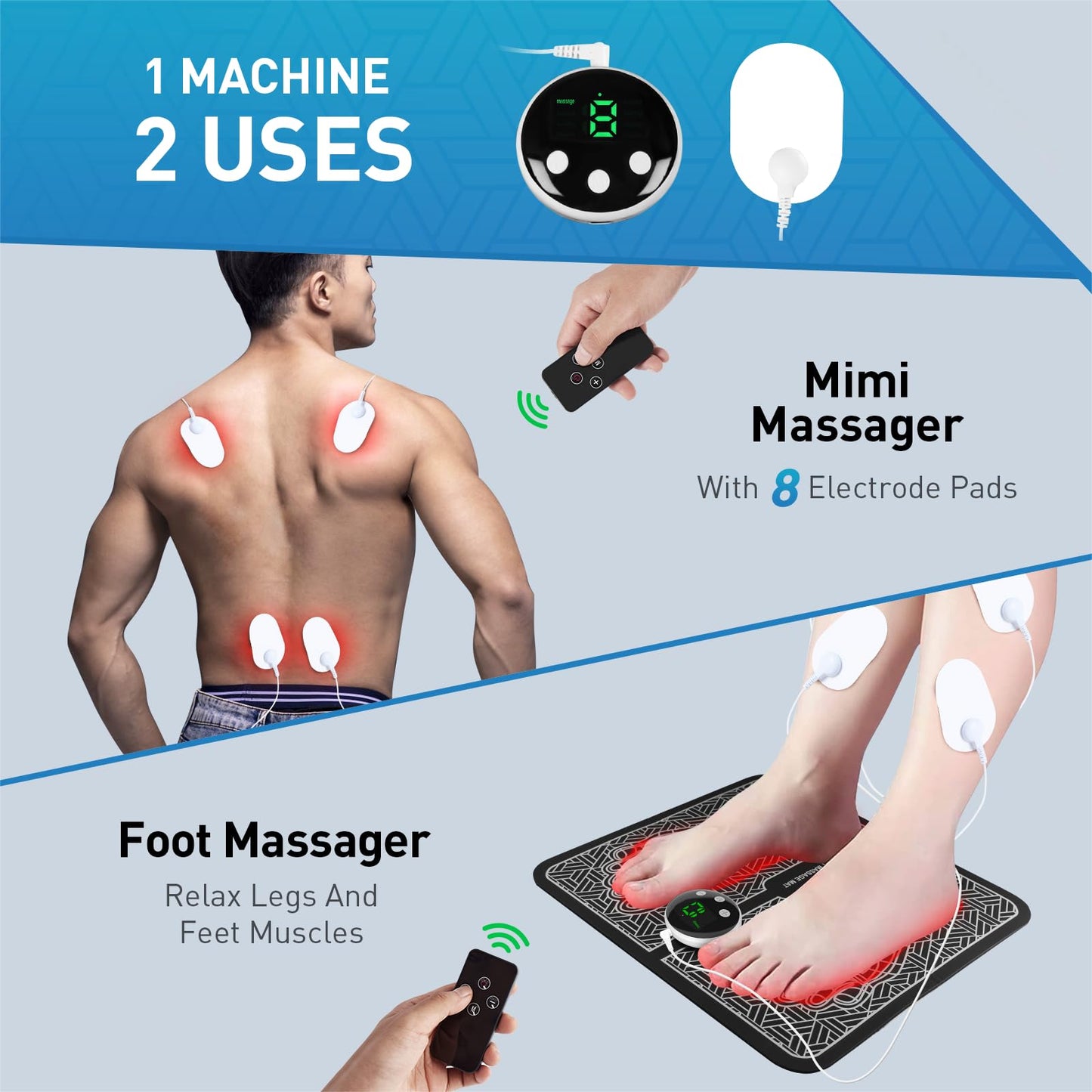 Phixnozar Foot Massager Mat-2X-Large