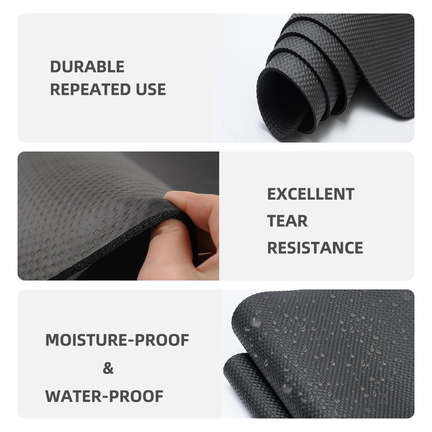 Treadmill Mat,Bike Mat,Stationary Bike Mat,Foldable Treadmill Mat for Hardwood Floors and Carpet.for Exercise Bike,Exercise Equipment Indoor Cycles,Rowing Elliptical (23.6" X 47.5")