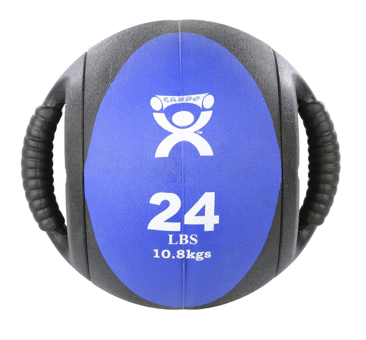 CanDo Dual Handle Medicine Ball, 24 lb