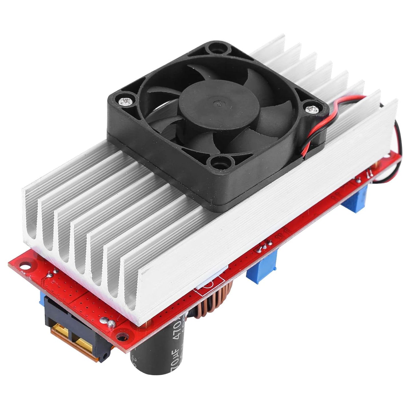 Stylebest 1500W 10 60V 12 97V DC DC Boost Converter, to Step Up Power Supply Module with Smart Temperature Control Fan