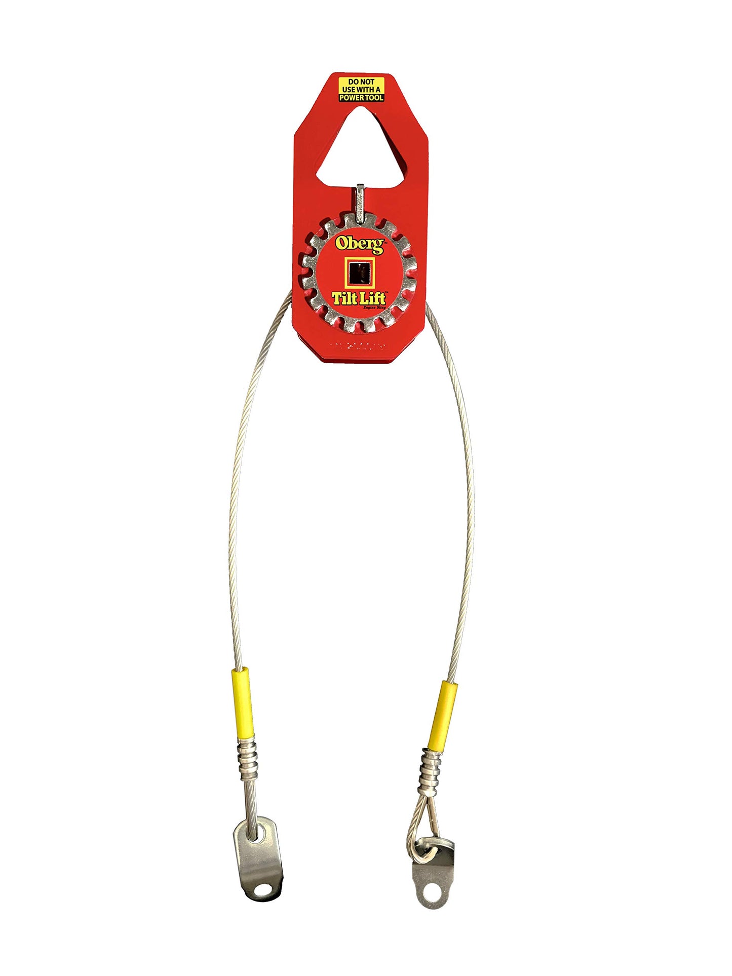 Oberg Tilt Lift Engine Leveler | Original Chainless Hoist Sling for Engine & Transmission Swaps | 1 Ton (2,000 lb) Capacity, 45° Tilt, One-Hand Ratchet Control, 3:1 Safety Factor