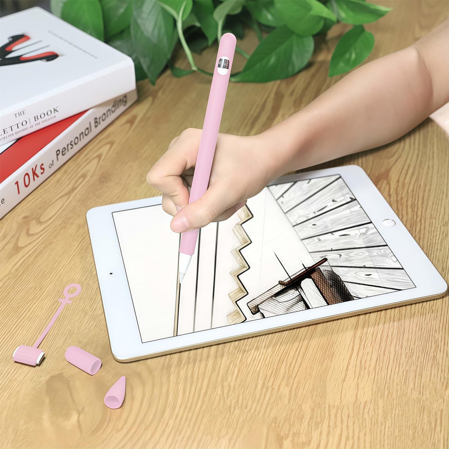 siduater 1st 2 1 Silicone Sleeve for Apple Pencil Generation, Ultra Light Pen Skin Case Accessories Soft Protective