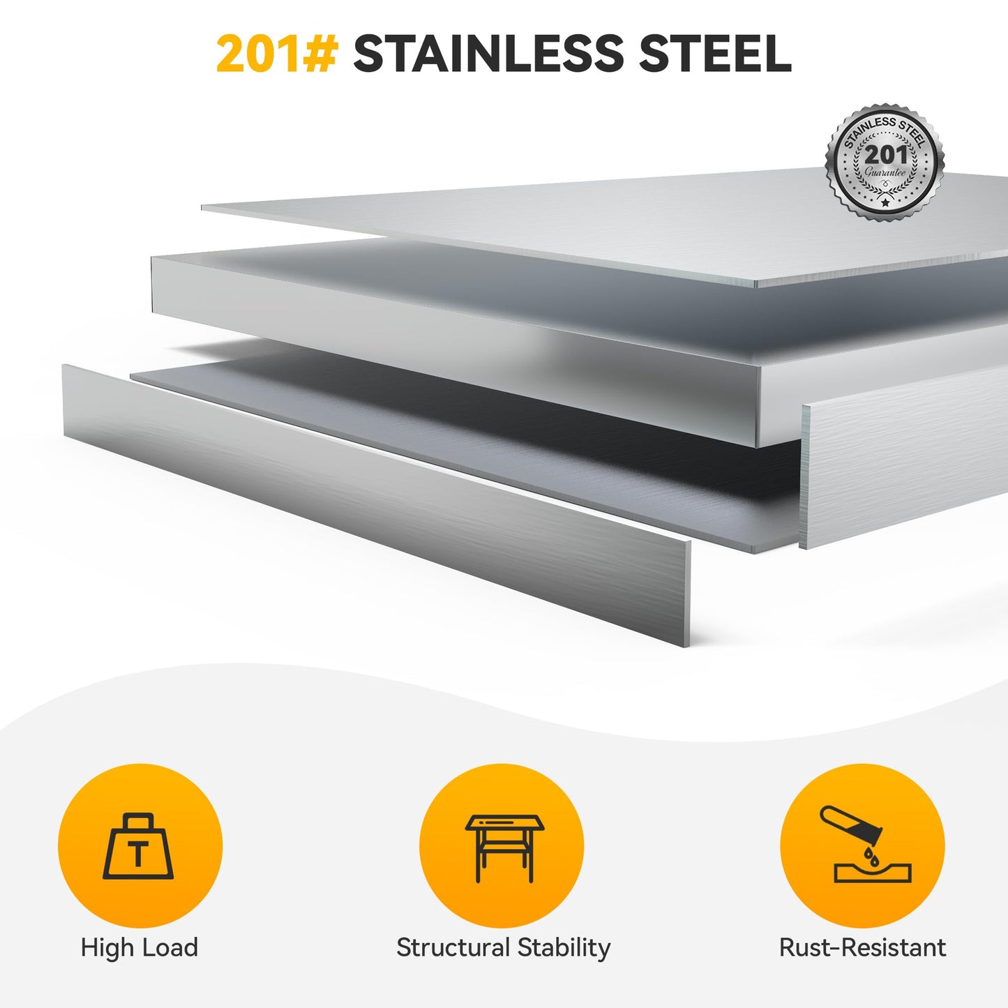 DWVO 36x24in Stainless Steel Table, NSF Metal Prep Worktable with 2 Adjustable Shelves & Wheels for Kitchen Restaurant Hotel Garage Warehouse Home